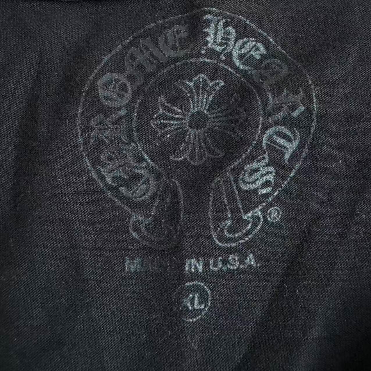 Chrome Hearts Black Long-Sleeve T-Shirt — detail
