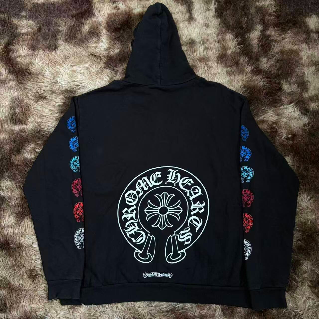 Chrome Hearts Colorful Zip Hoodie — front