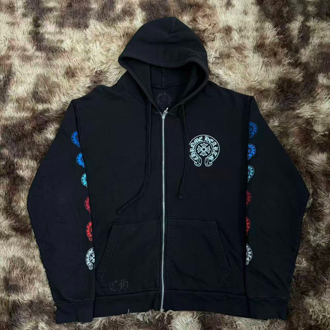 Chrome Hearts Colorful Zip Hoodie