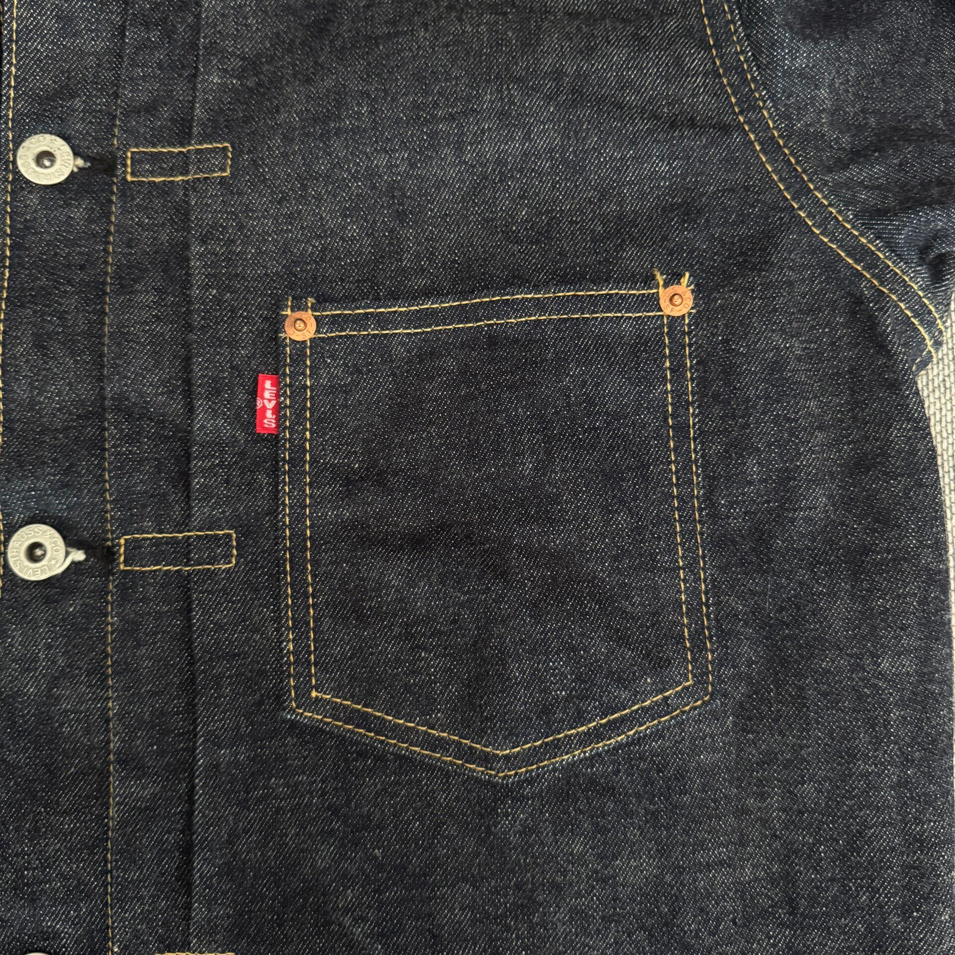 Levi's LVC 506xx Denim Jacket — back
