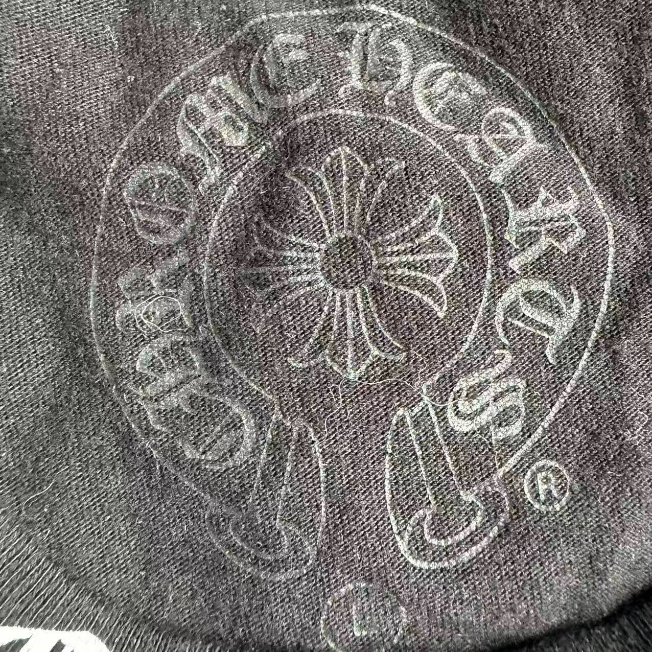 Chrome Hearts Black Long Sleeve Tee — detail