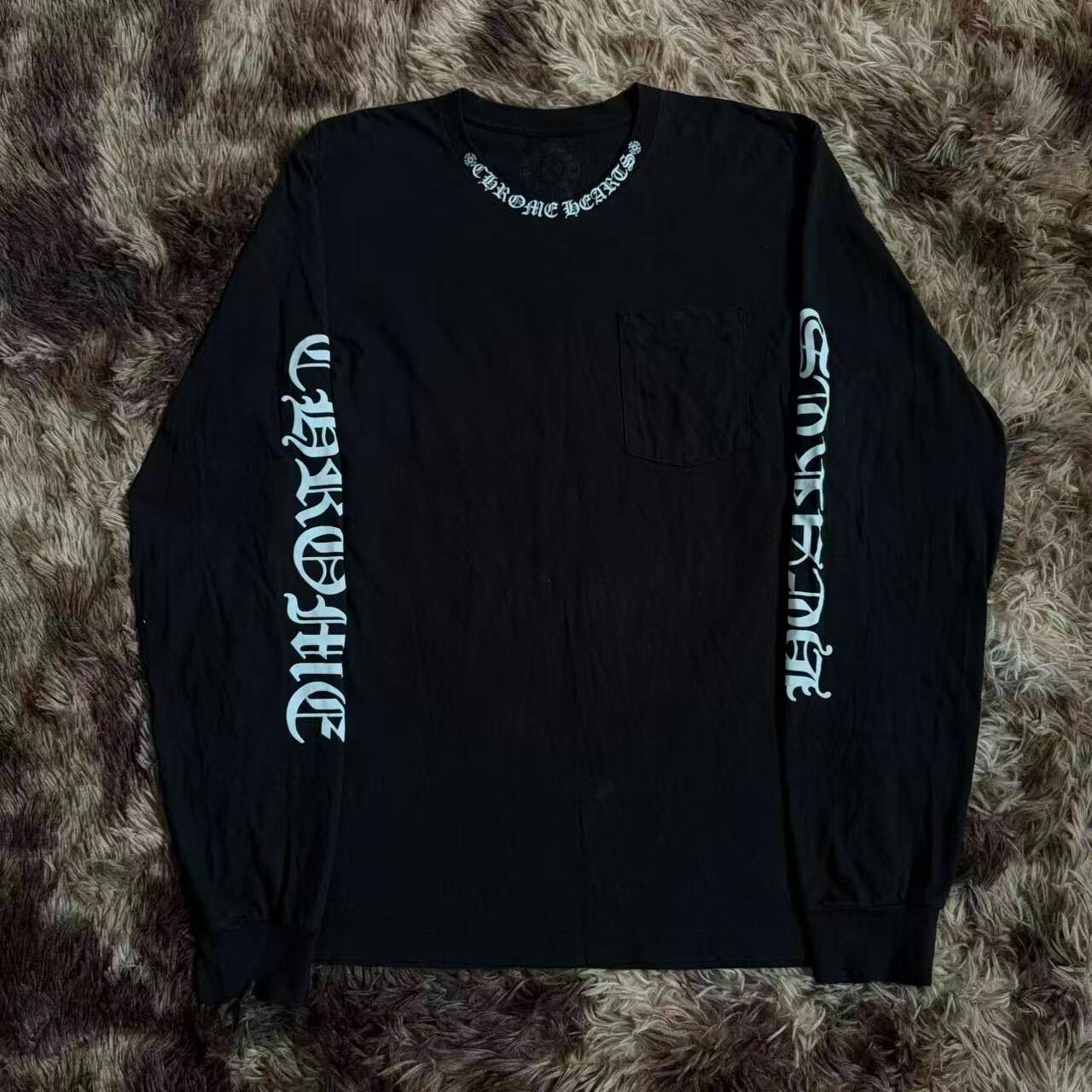 Chrome Hearts Black Long Sleeve Tee