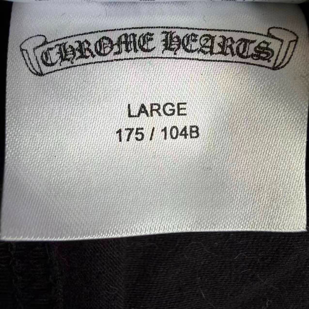 Chrome Hearts Black Long Sleeve Tee — label