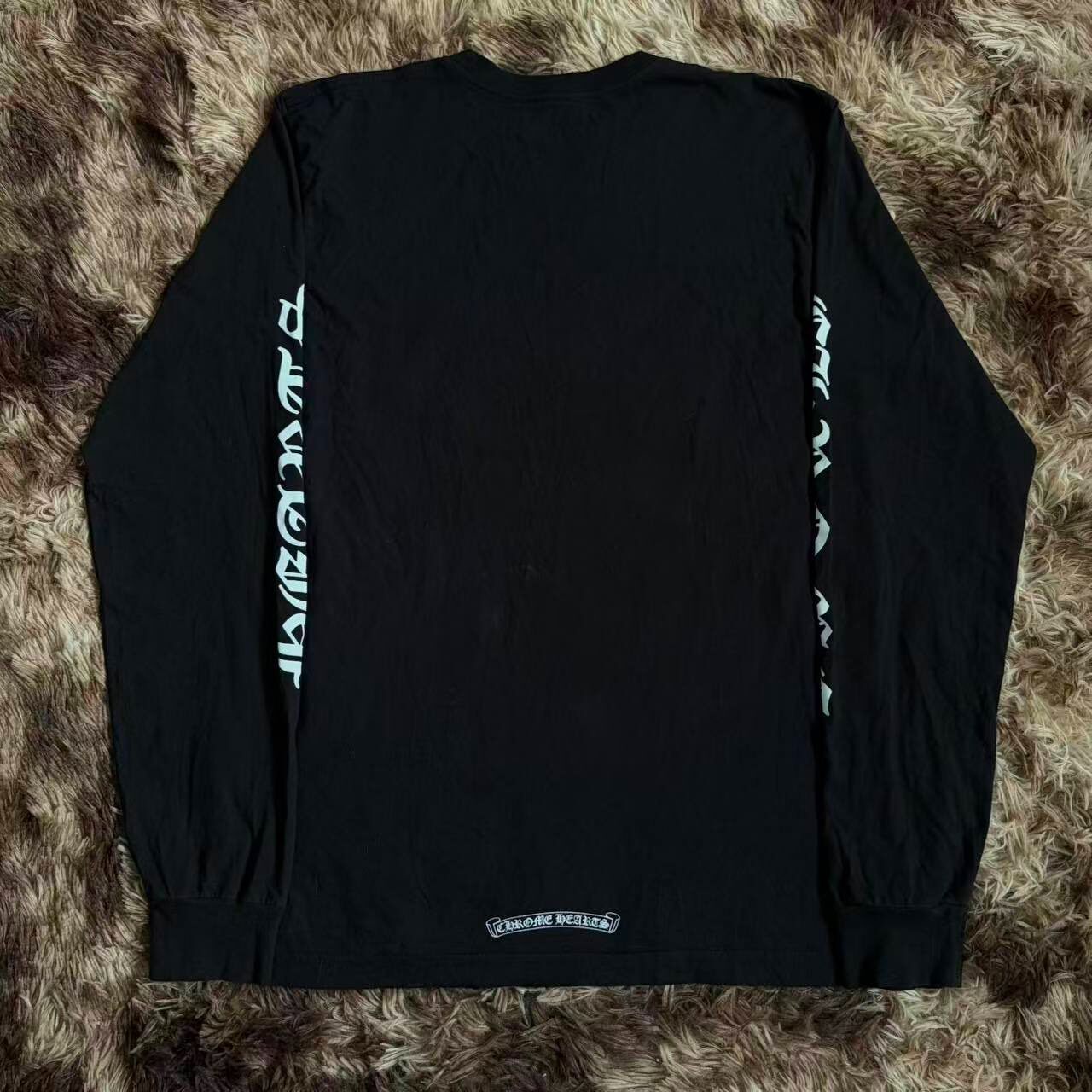 Chrome Hearts Black Long Sleeve Tee — front