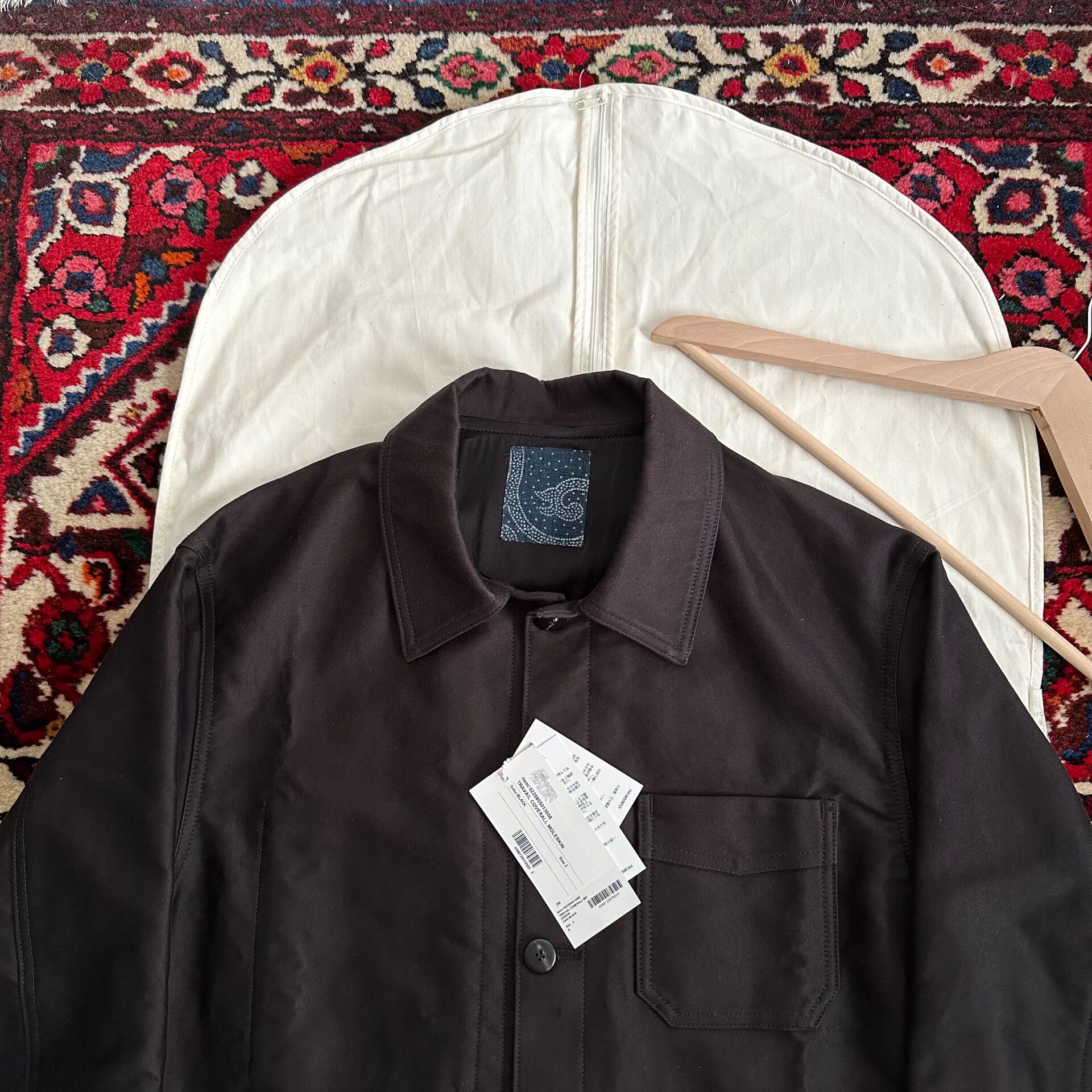 Visvim ICT 25aw Moleskin Coverall Jacket — back