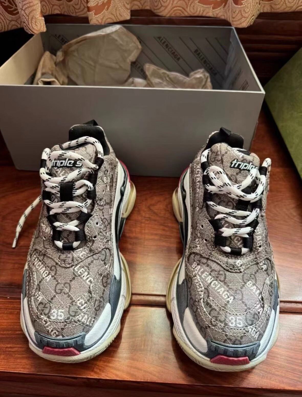 Balenciaga x Gucci Triple S Sneakers