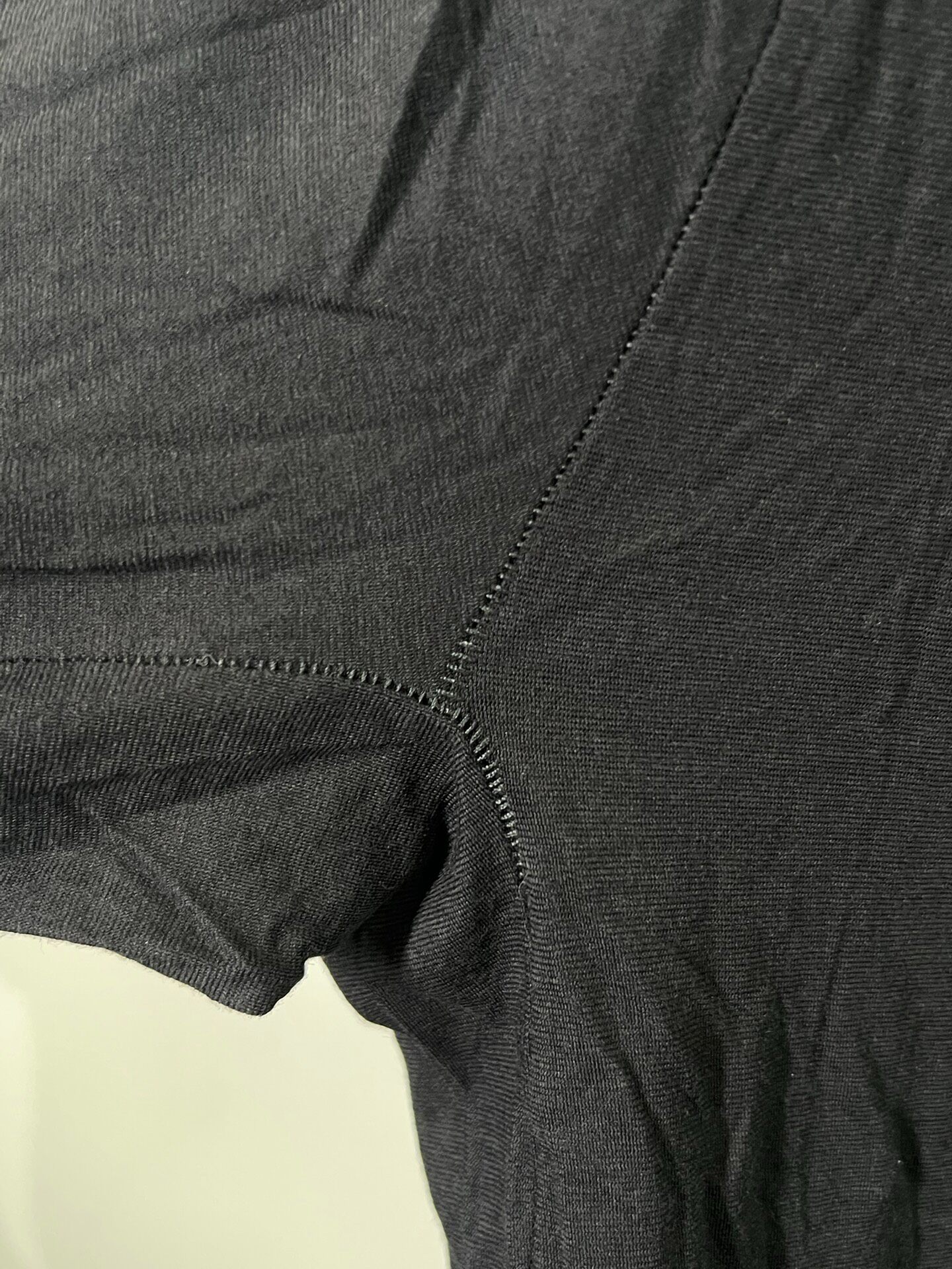 Boris Bidjan Saberi Black Short Sleeve Tee — detail