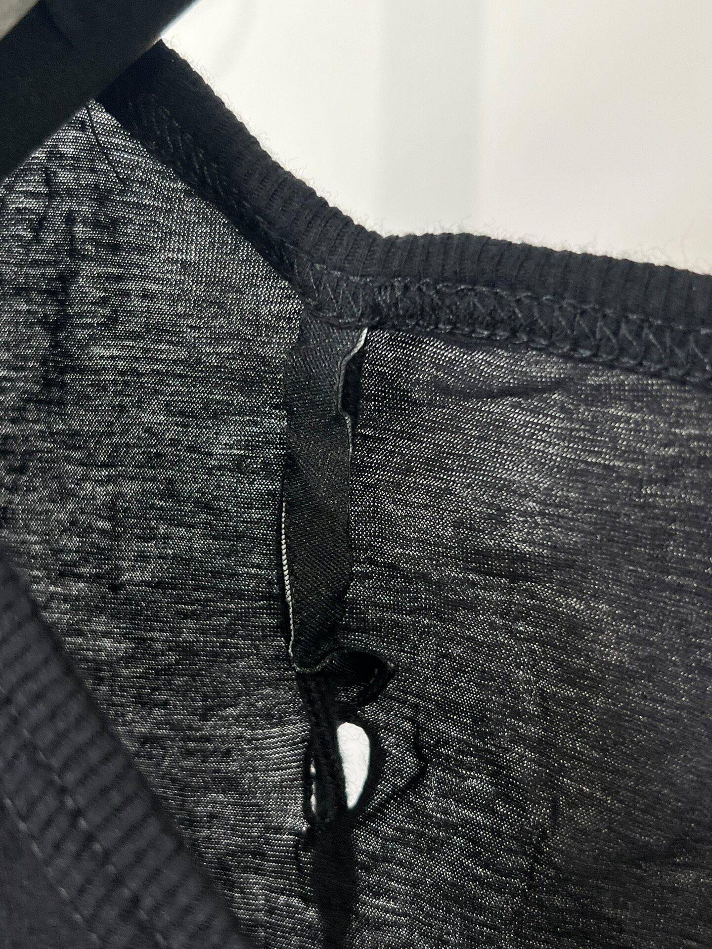 Boris Bidjan Saberi Black Short Sleeve Tee — label