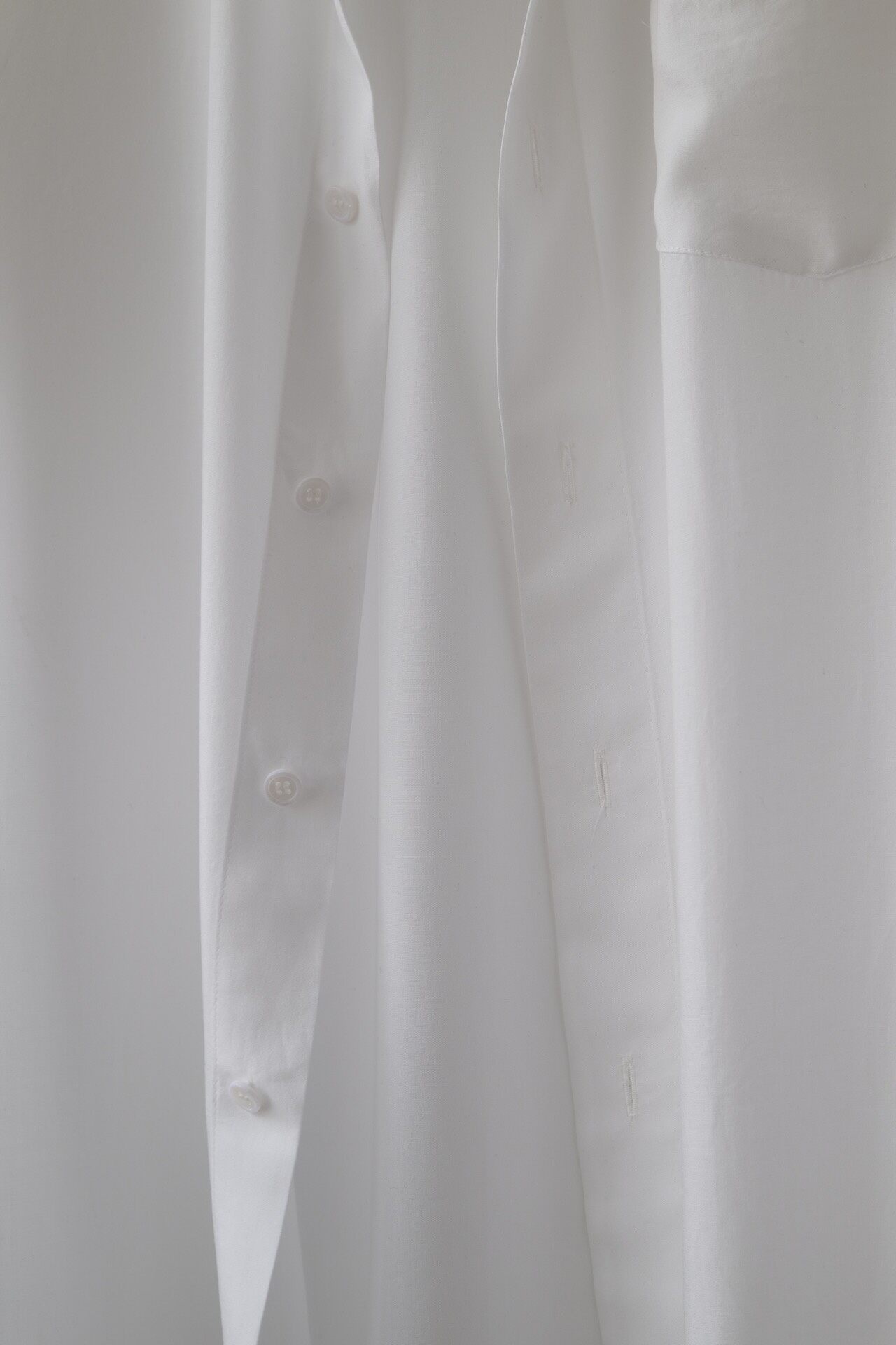 Yohji Yamamoto White Short Sleeve Shirt — front