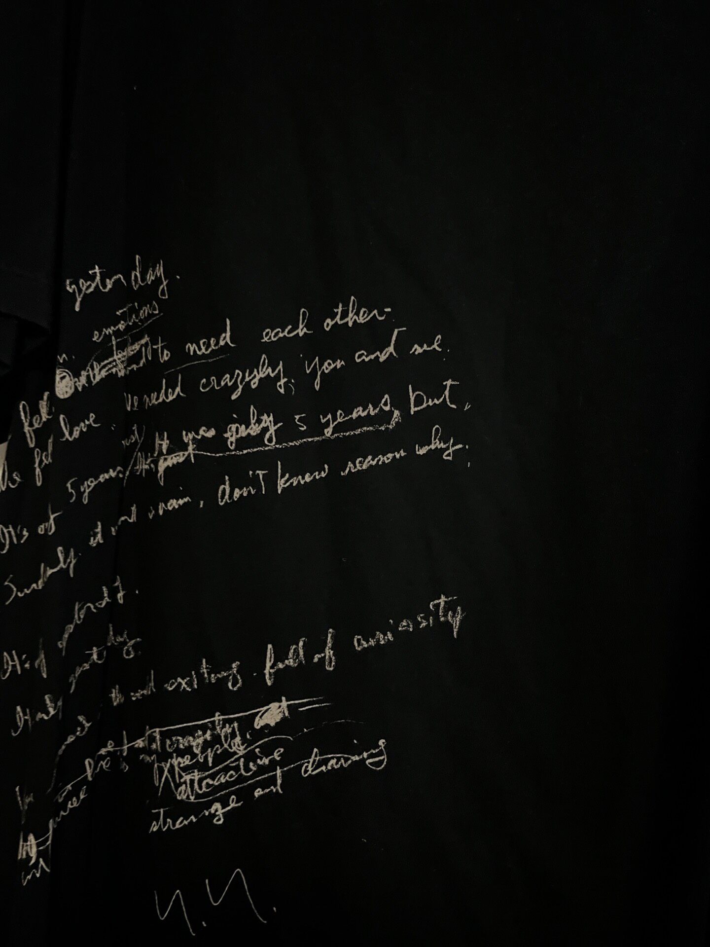 Yohji Yamamoto 20ss Lyric Short-Sleeve Tee — front