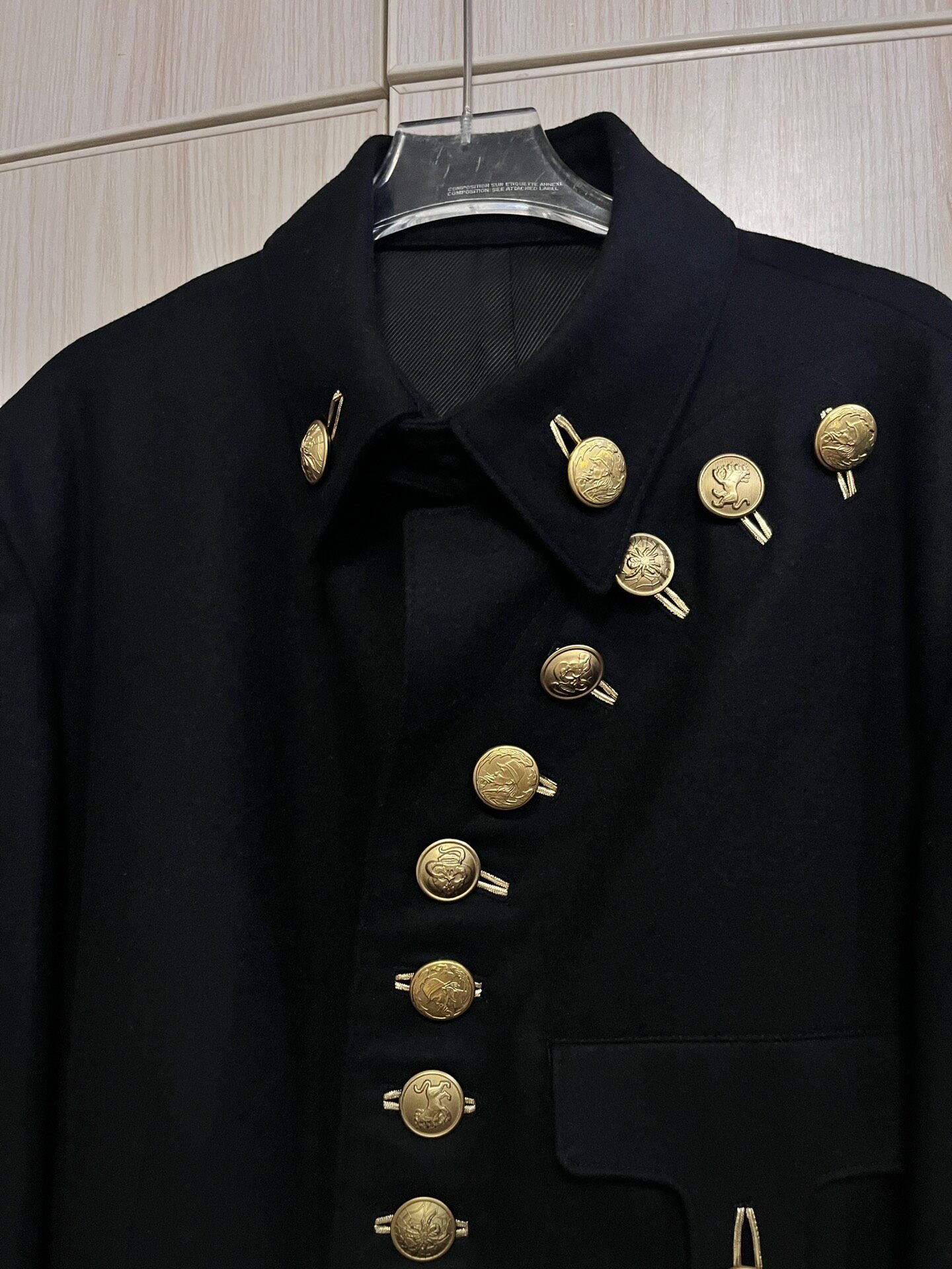 Yohji Yamamoto 19AW Gold Button Jacket — front