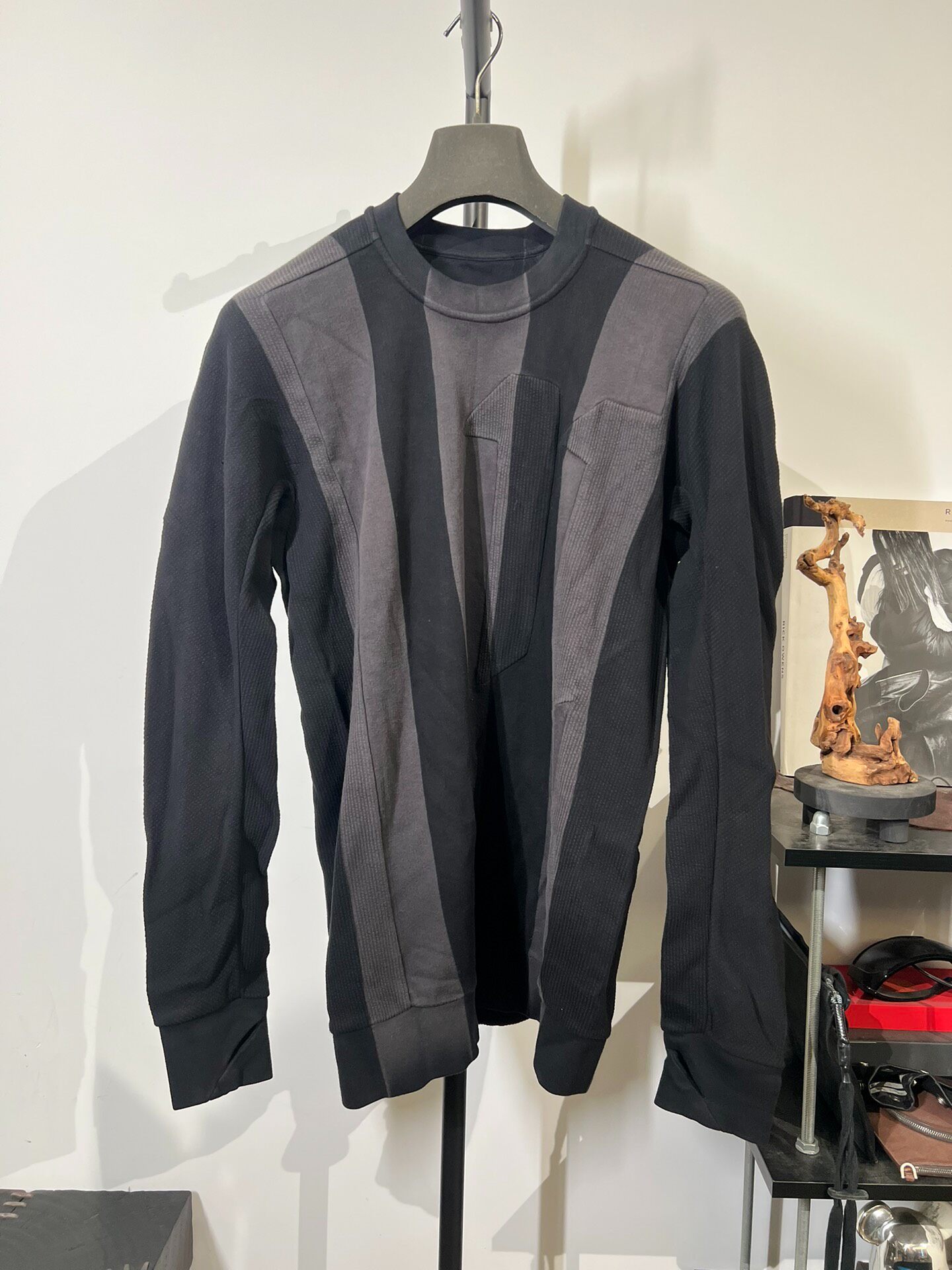Boris Bidjan Saberi CR1 Striped Sweatshirt