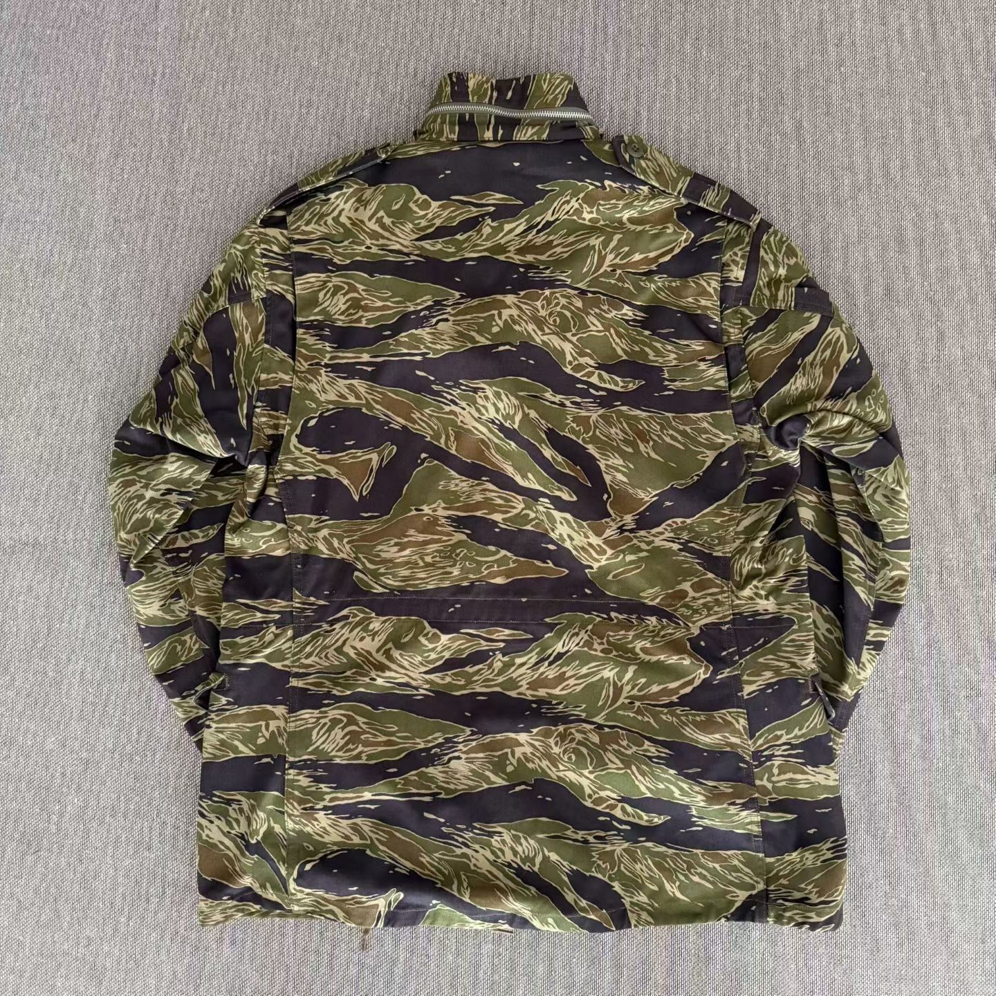 The Real Mccoys Tiger Stripe M65 Jacket — front