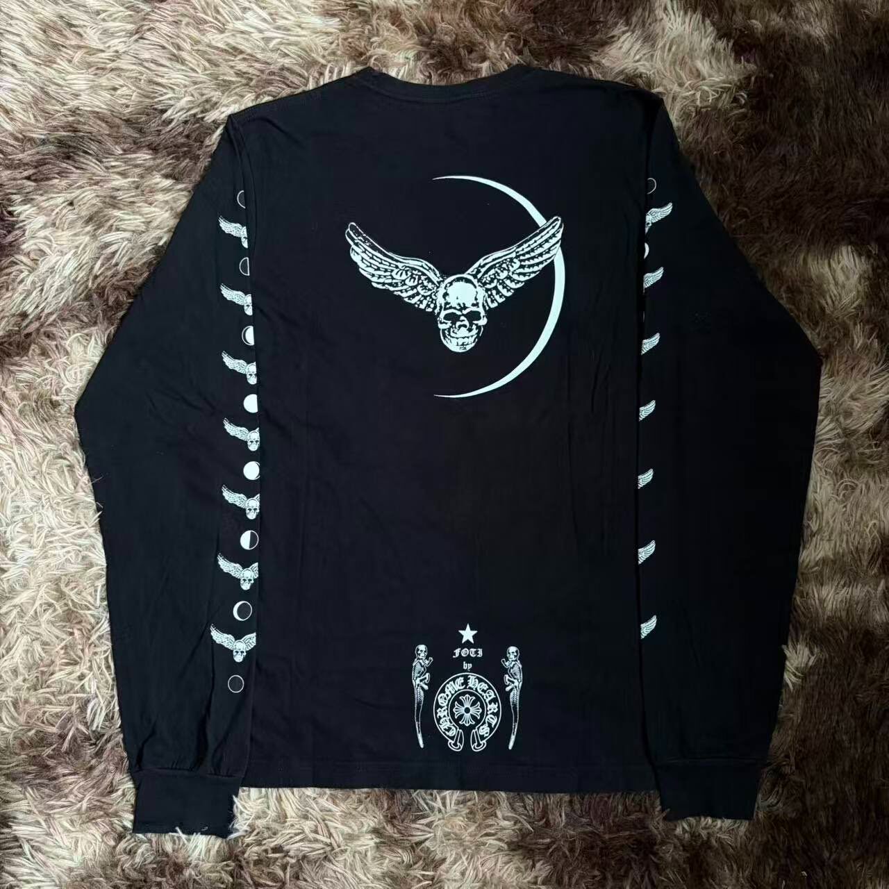 Chrome Hearts Foti Winged Skull Sweatshirt — front