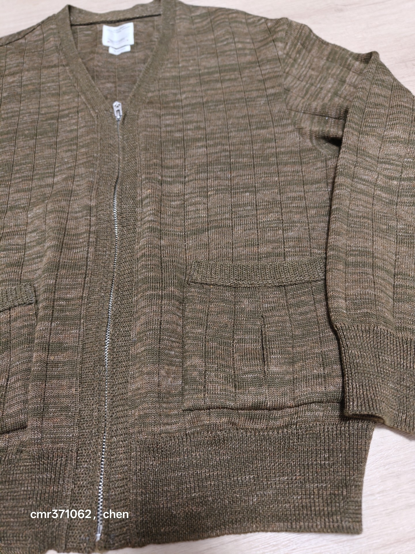 VISVIM 23AW Knit Zip Cardigan — detail