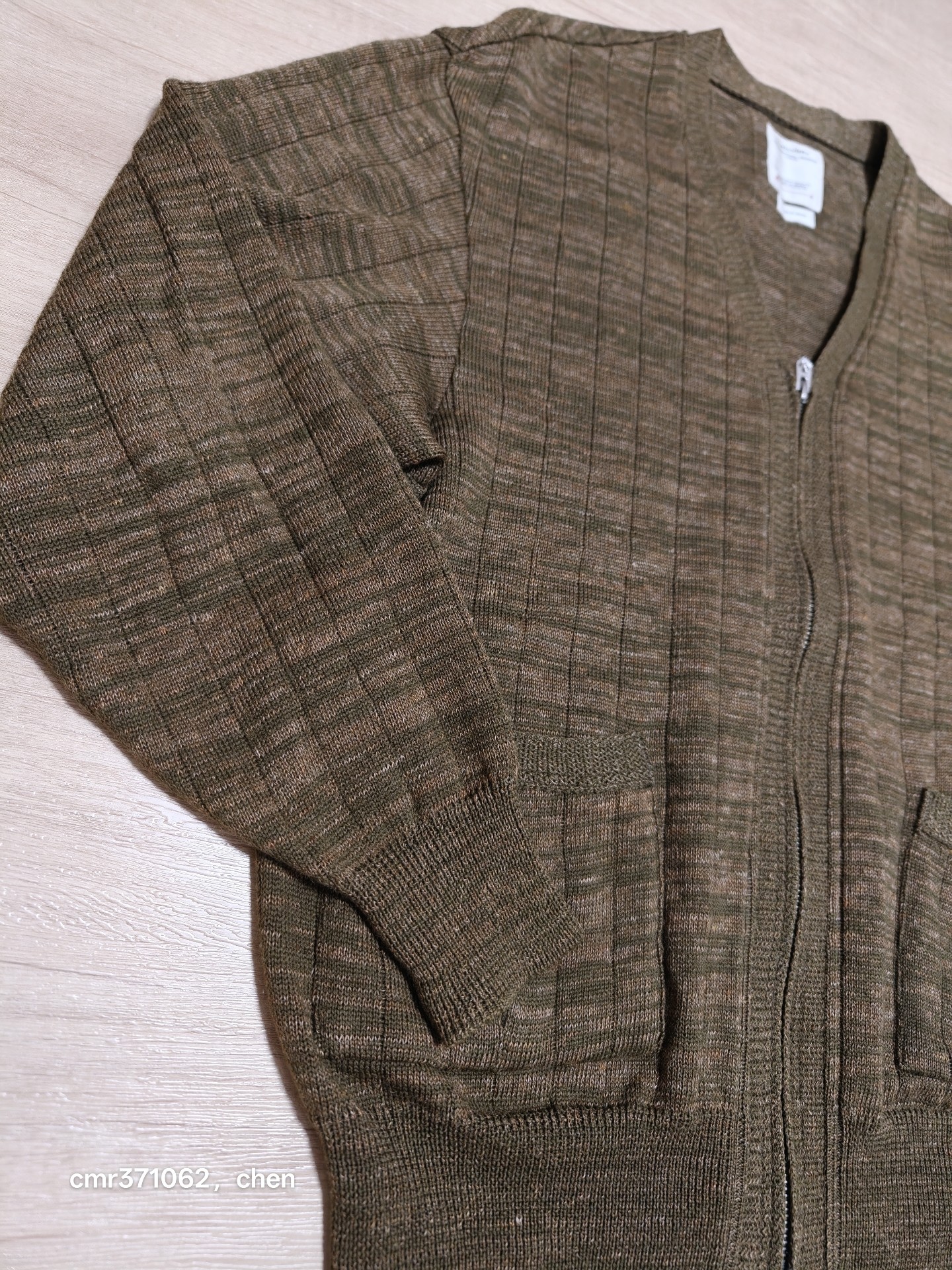 VISVIM 23AW Knit Zip Cardigan — back