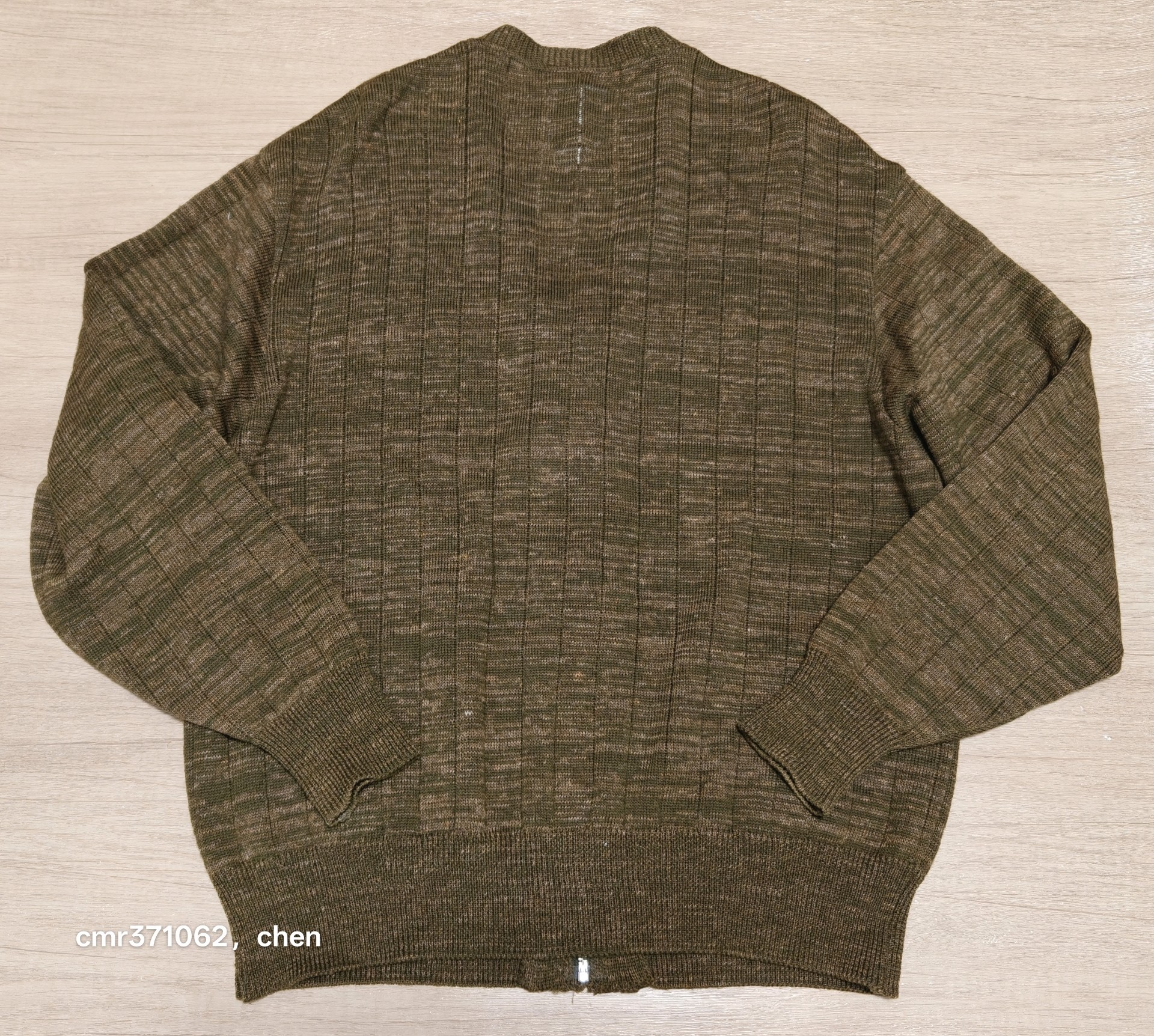 VISVIM 23AW Knit Zip Cardigan — label