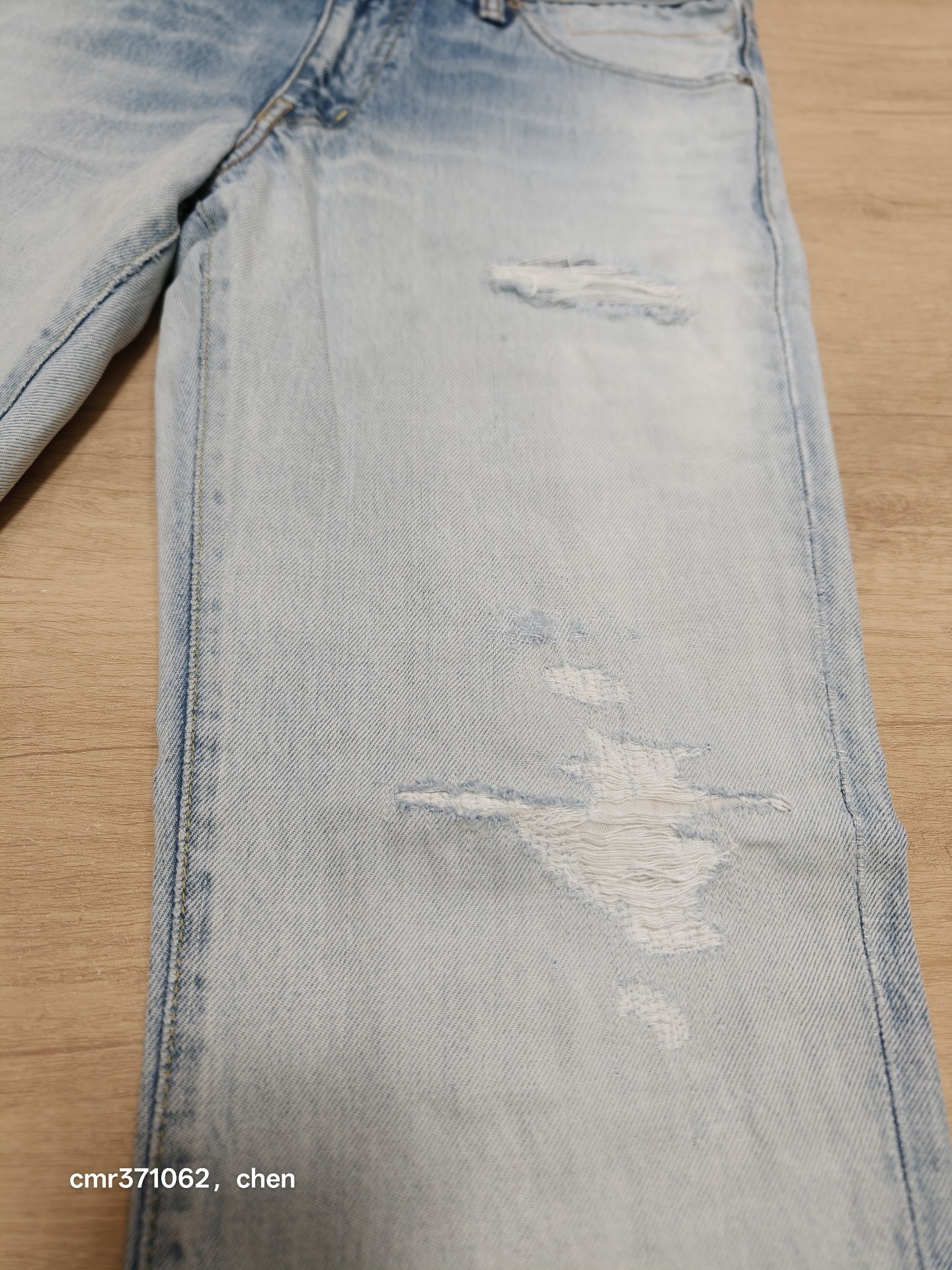 Visvim 19ss Distressed Denim Jeans — detail
