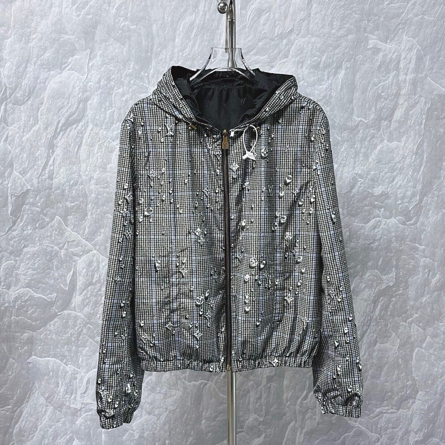 Louis Vuitton SS26 Hooded Zip Jacket — front