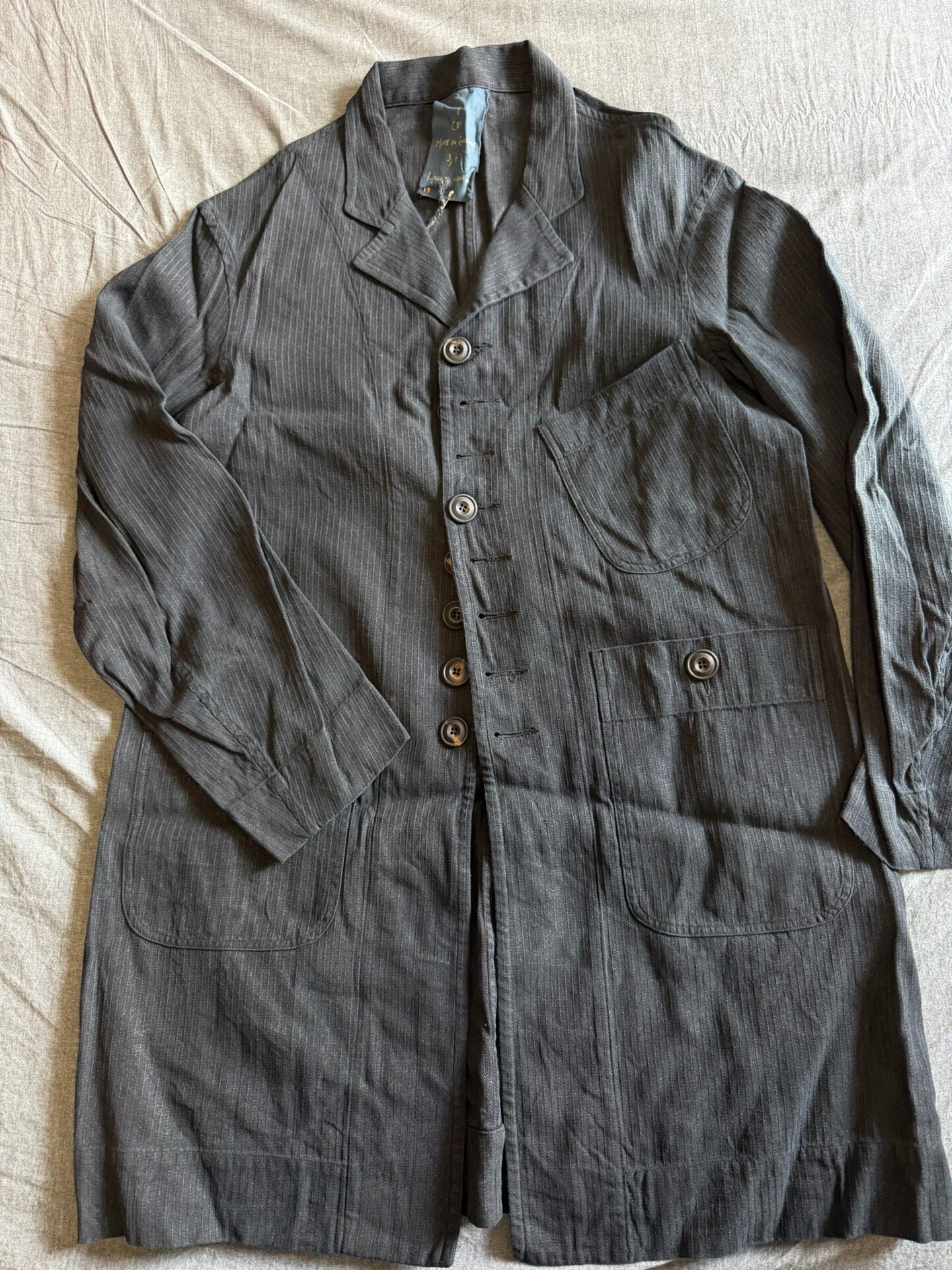John Alexander Skelton Striped Long Jacket