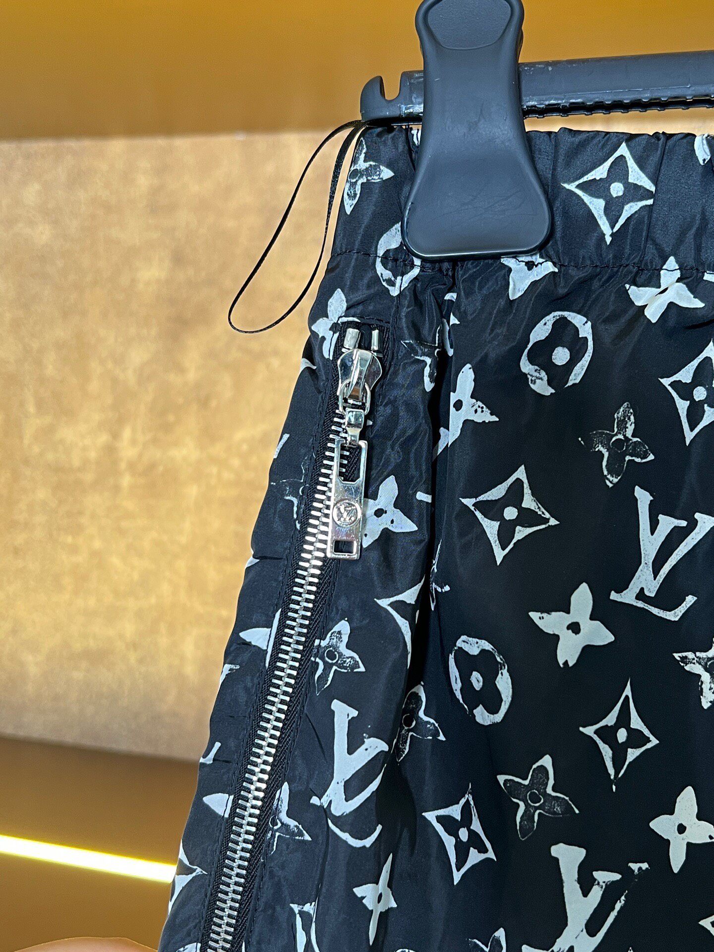 Louis Vuitton Black Monogram Jogger Pants — back