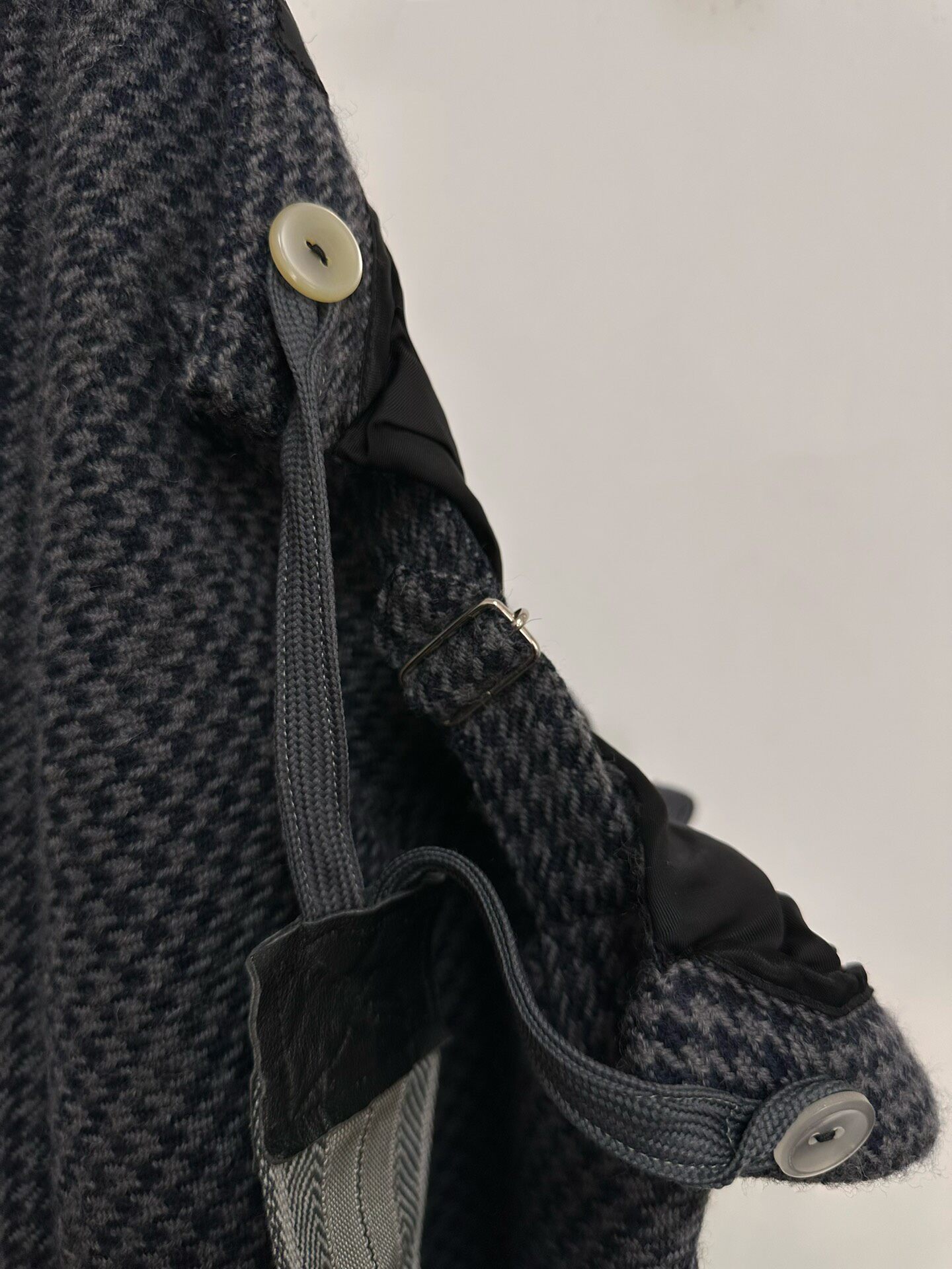 Limited Geoffrey B.Small Houndstooth Overalls — label