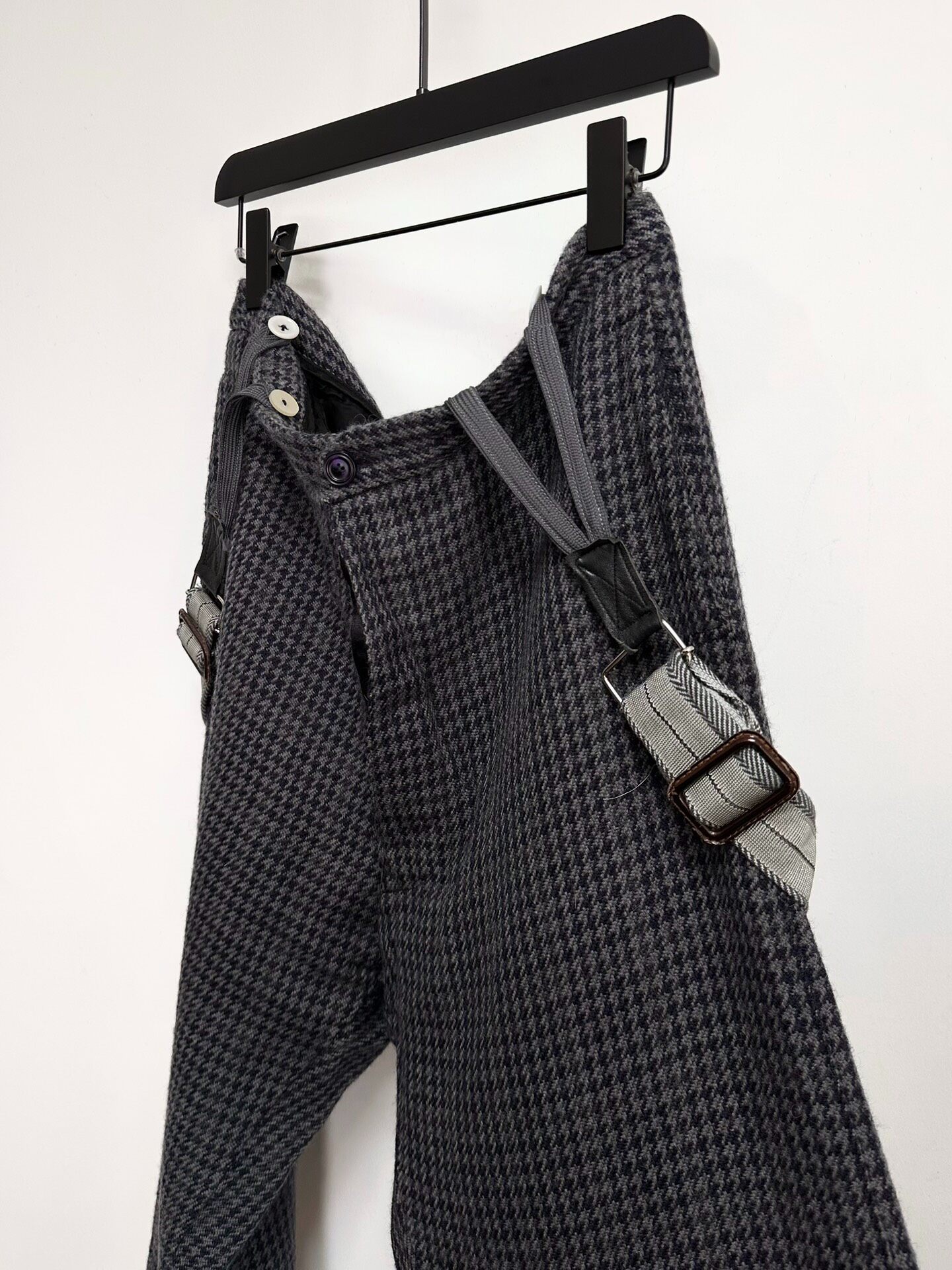 Limited Geoffrey B.Small Houndstooth Overalls — back