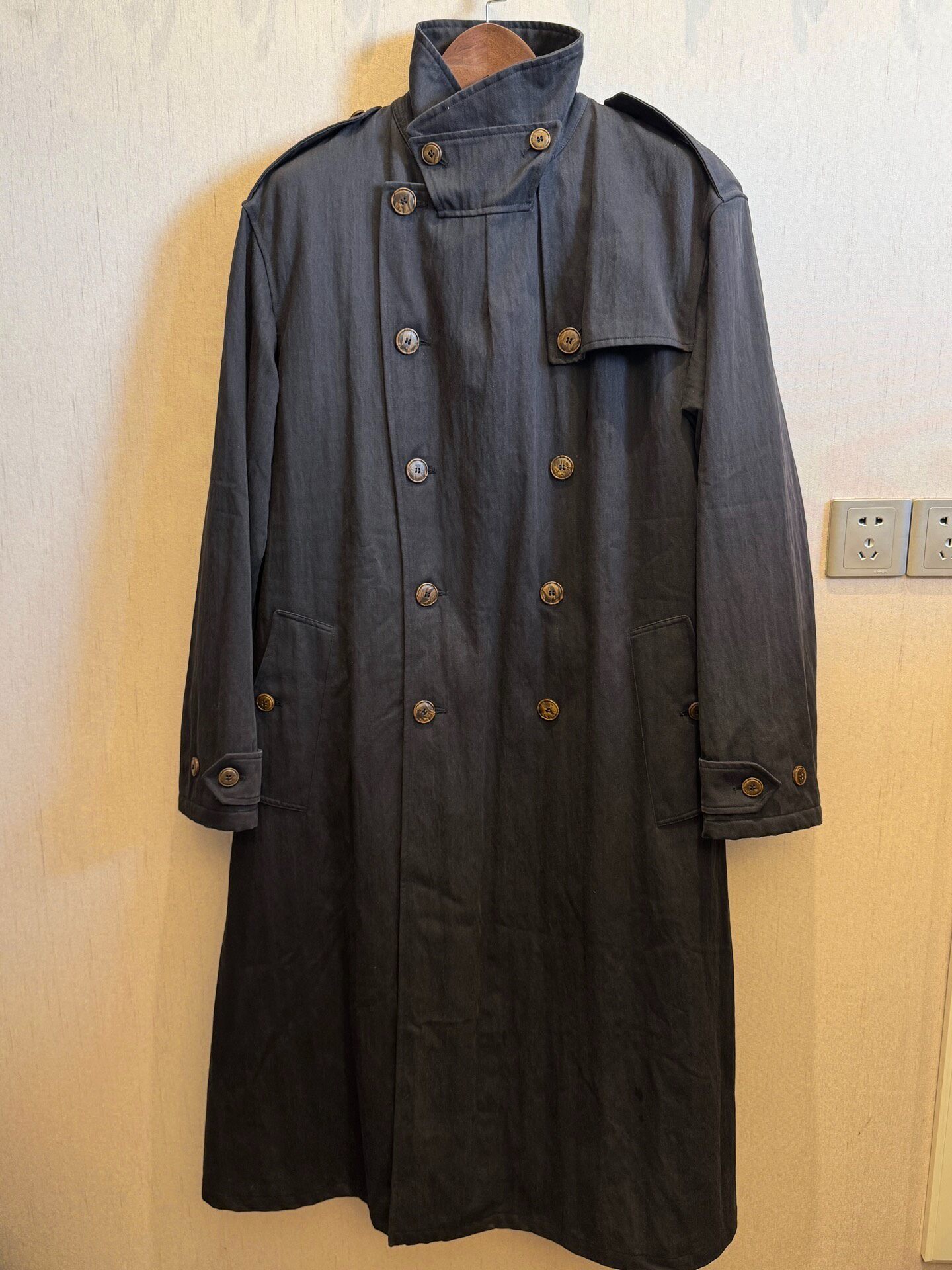 Giorgio Armani 90s Trench Coat — front