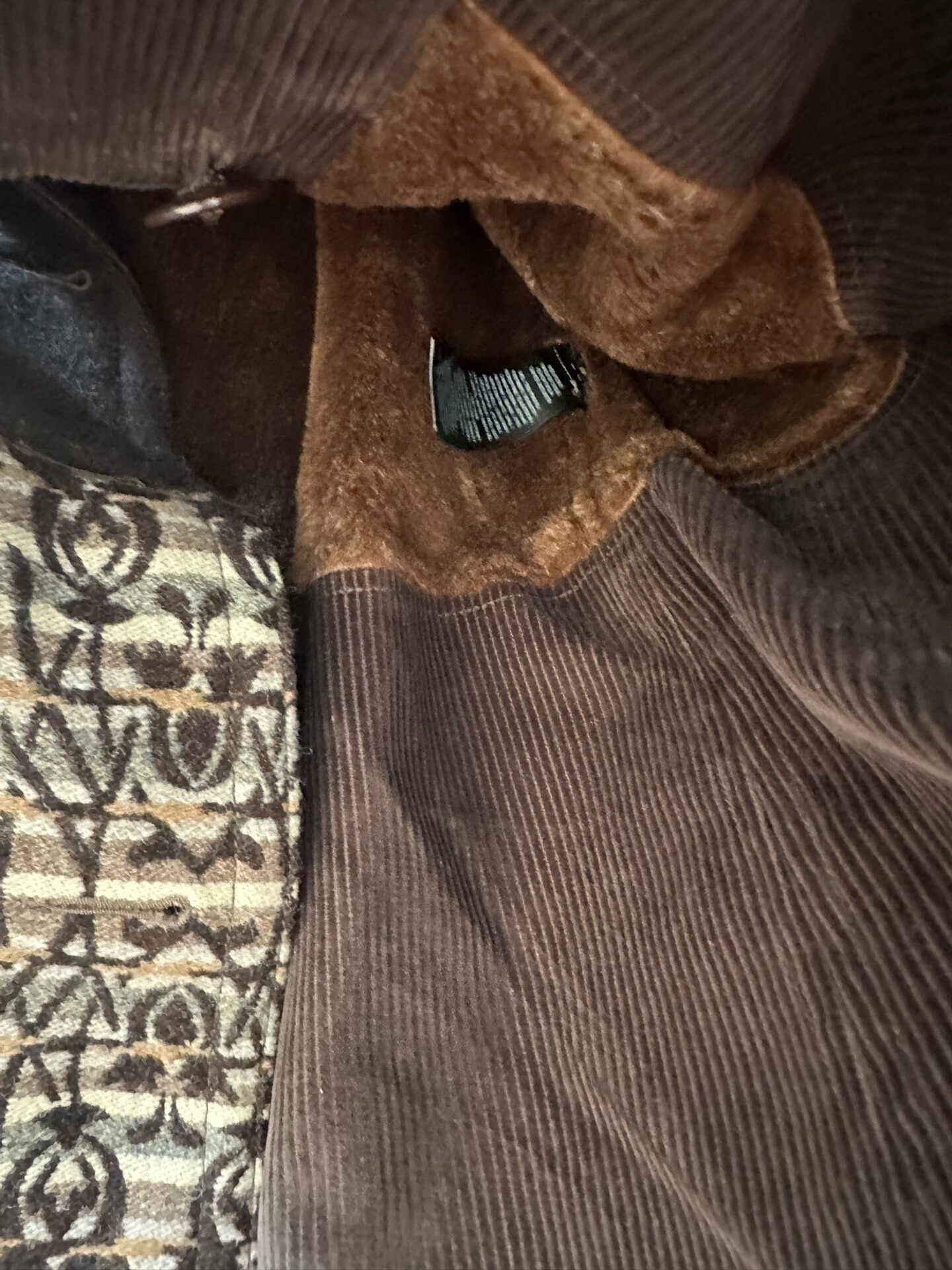 RRL Southwestern Shearling Collar Coat — back