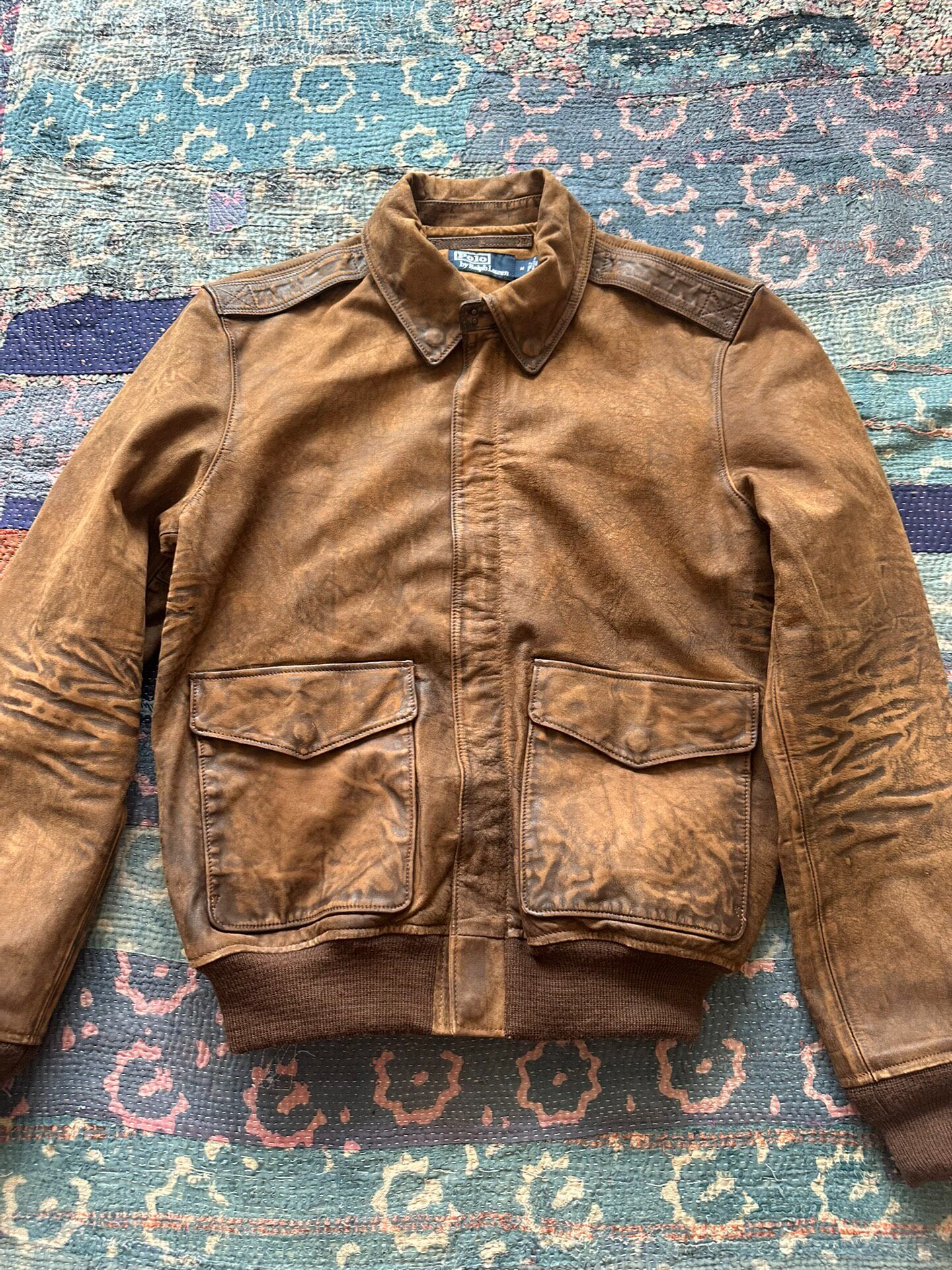 Polo Ralph Lauren Distressed Brown A2 Jacket