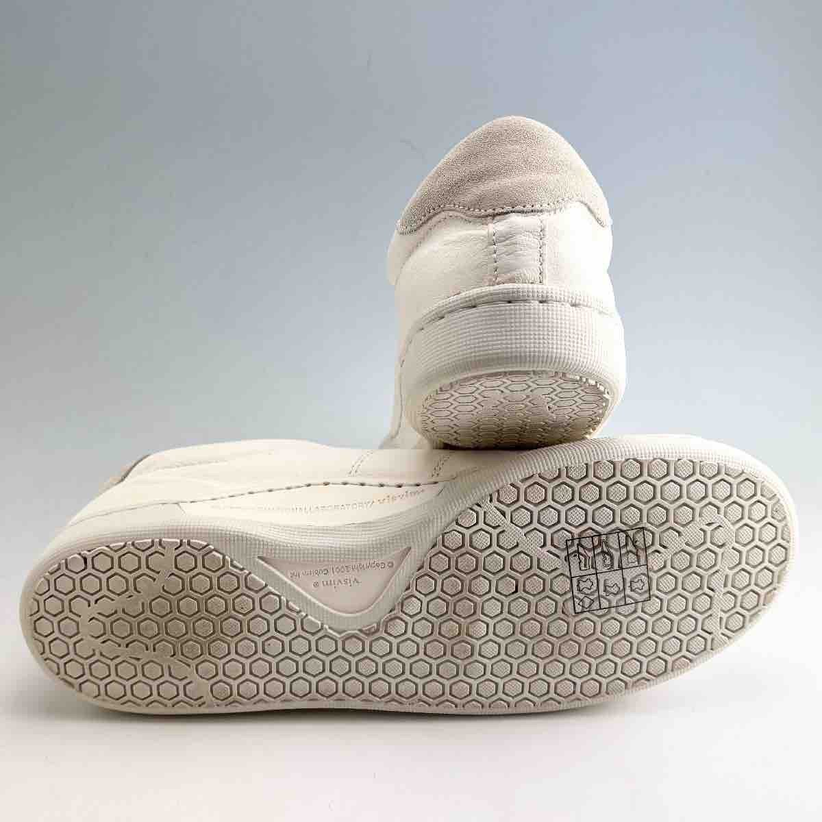 Visvim Foley-Folk White Sneakers — back