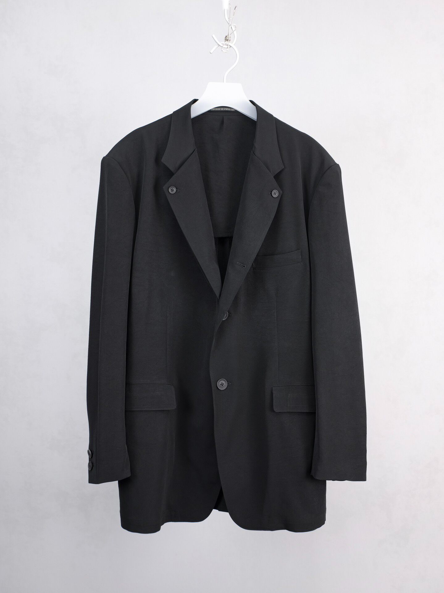Yohji Yamamoto 24SS Double Lapel Blazer — detail