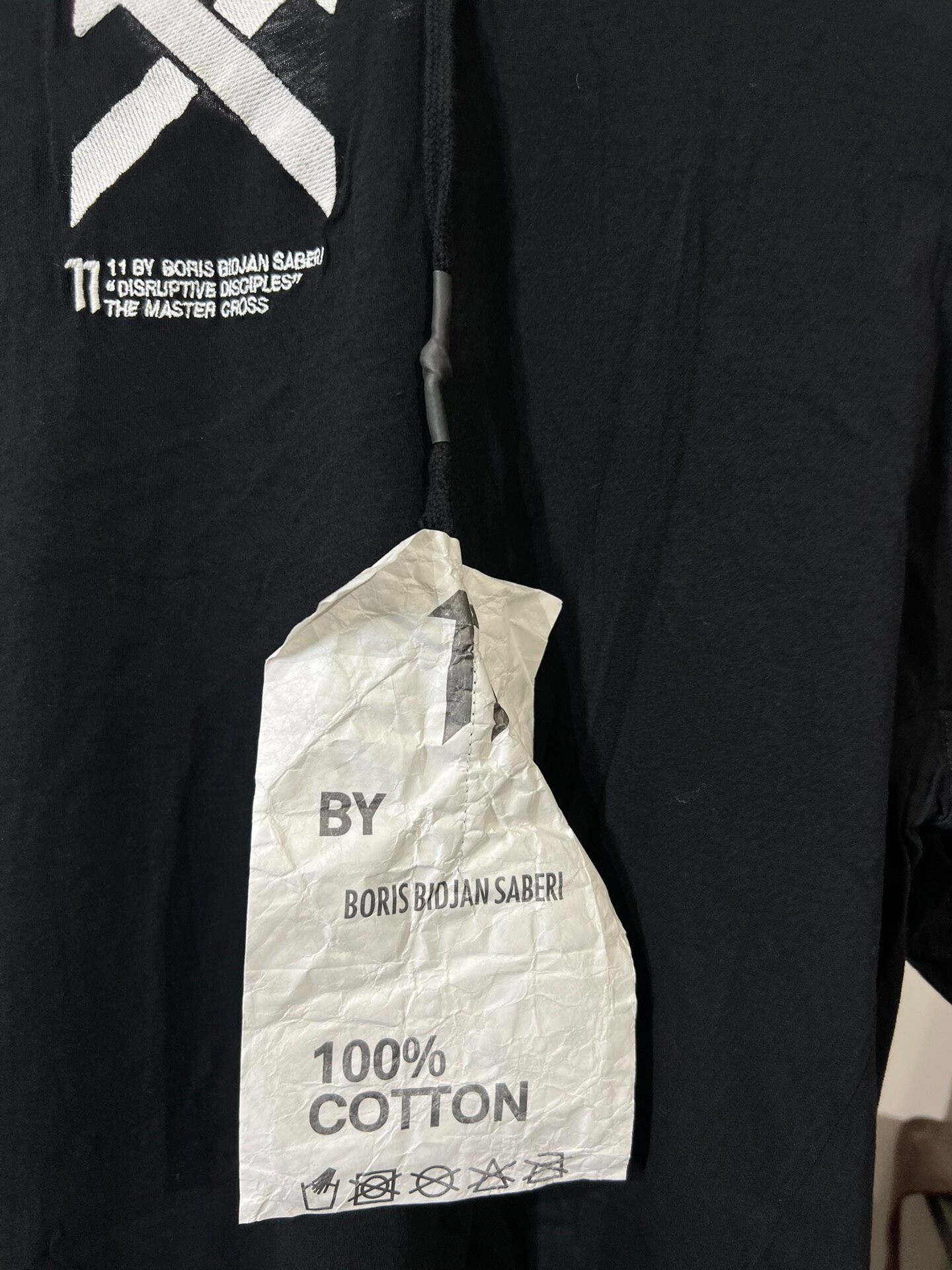 Boris Bidjan Saberi TS5 Short Sleeve T-Shirt — label