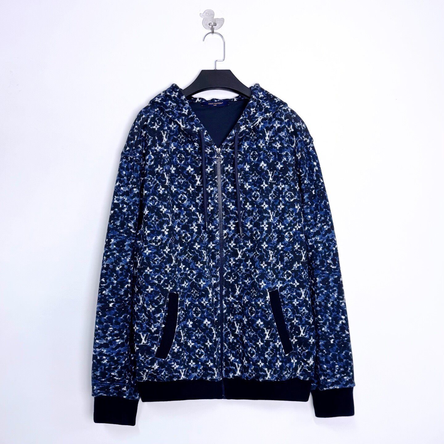 Louis Vuitton Navy Monogram Zip Jacket