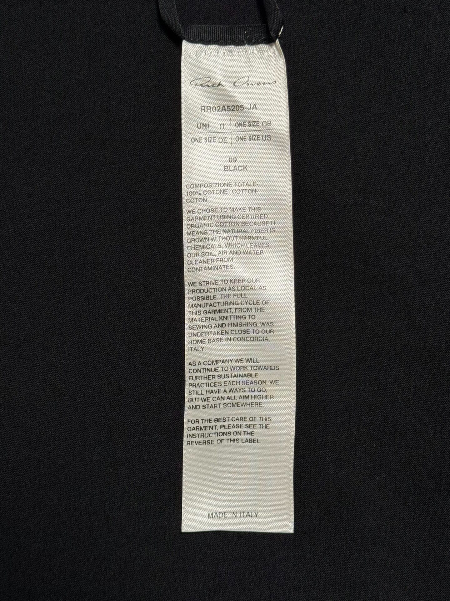 Rick Owens Oversized Short-Sleeve T-Shirt — detail