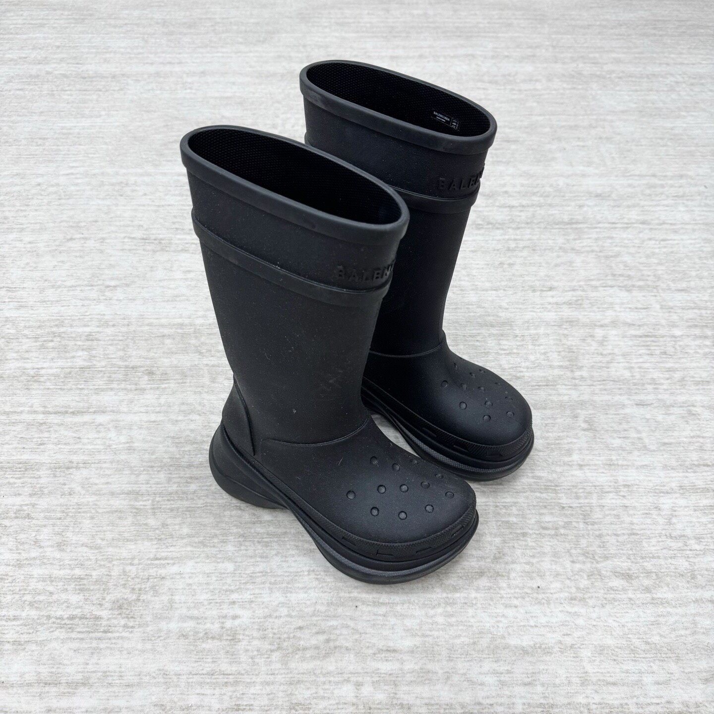 Balenciaga x Crocs Tall Boots — back