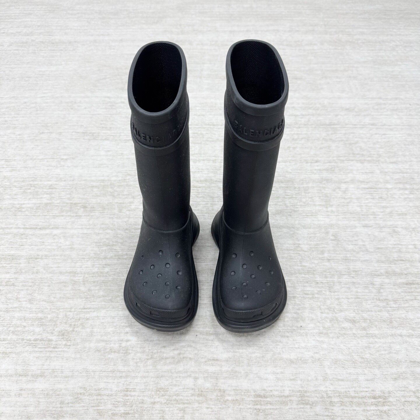 Balenciaga x Crocs Tall Boots — front