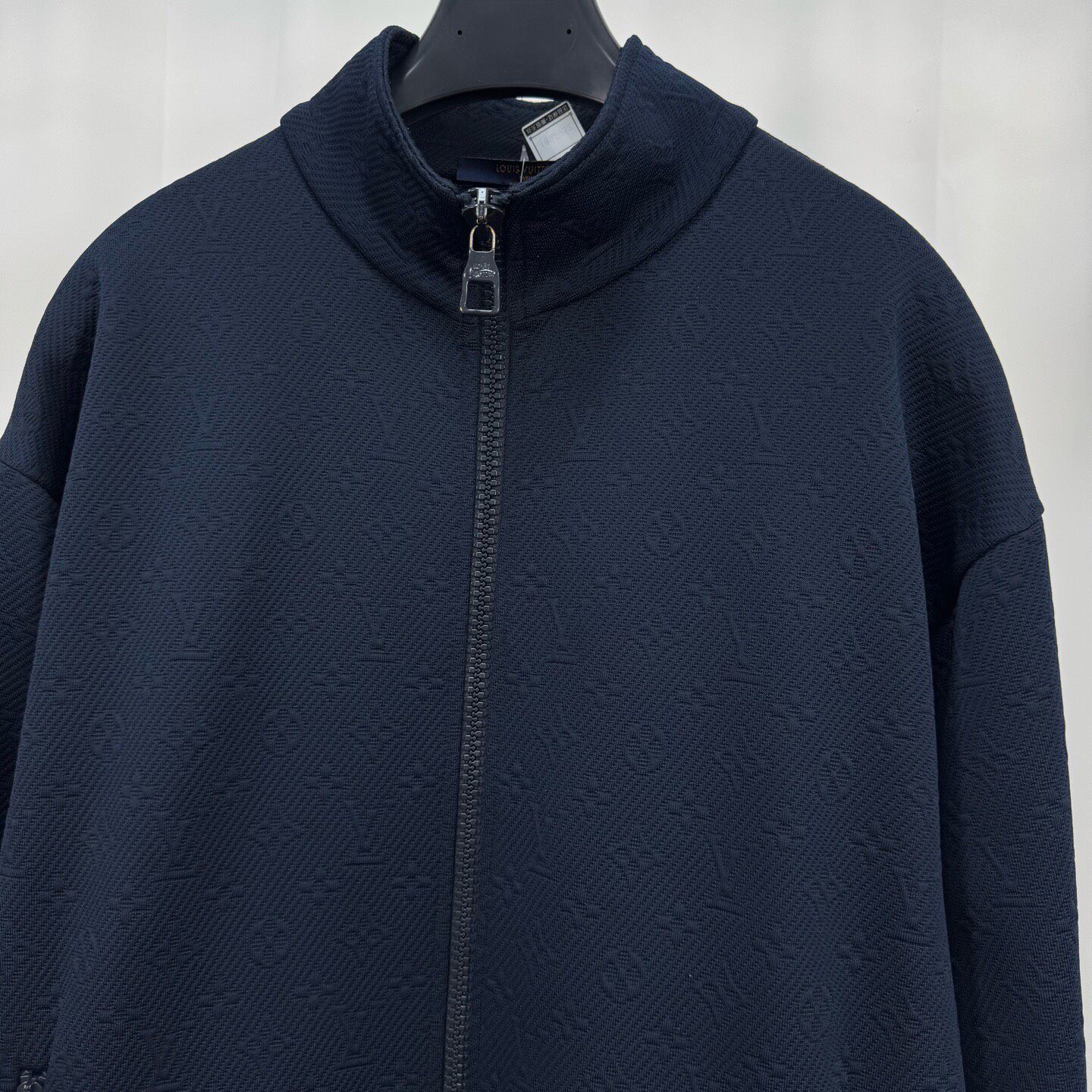 Louis Vuitton Dark Blue Monogram Zip Jacket — detail