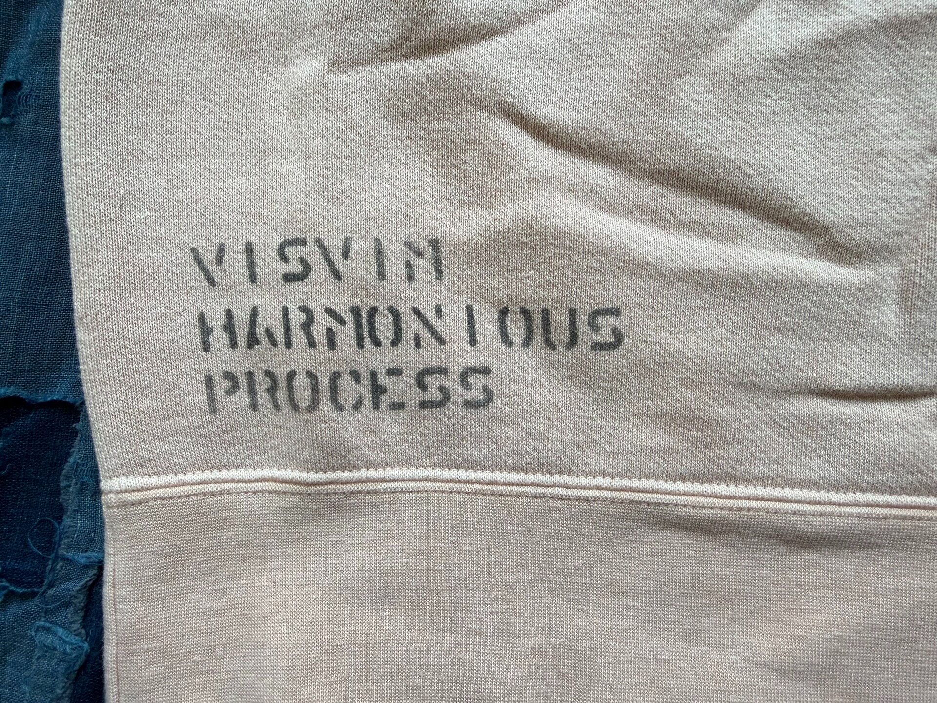 Visvim 26AW Jumbo SB Sweat L/S Pink — detail
