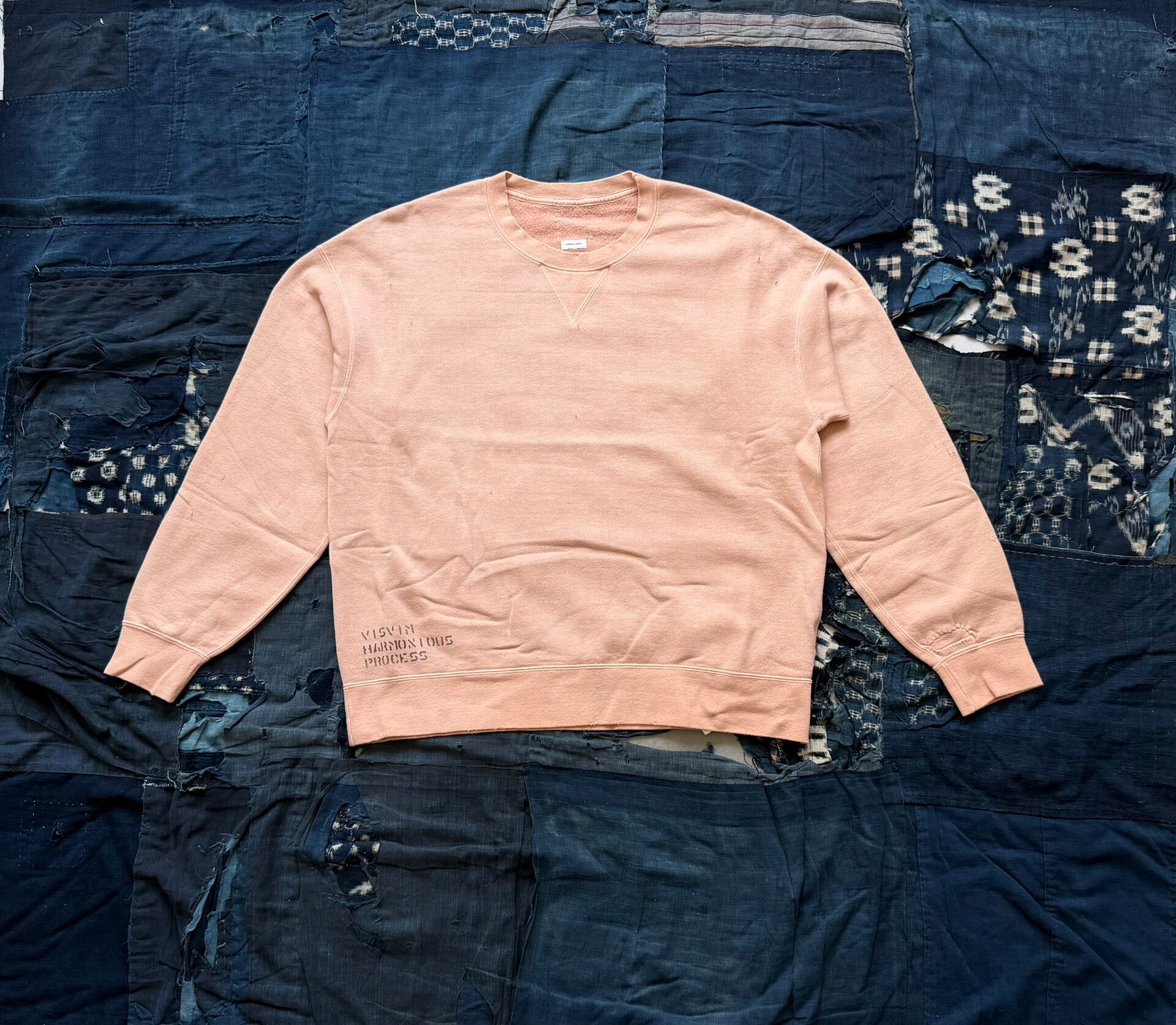 Visvim 26AW Jumbo SB Sweat L/S Pink