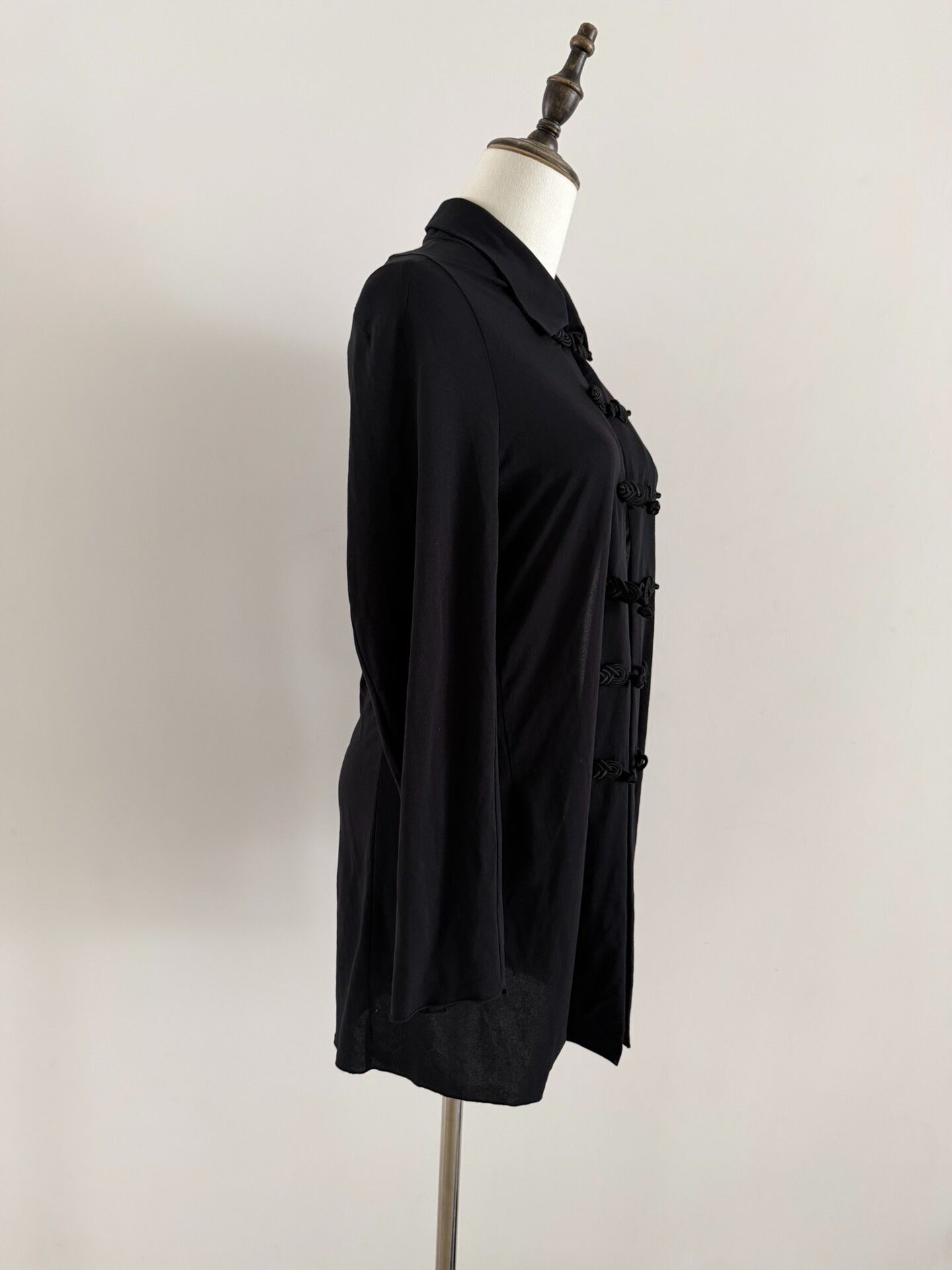 Yohji Yamamoto 90s Tang Knot Long Shirt — detail