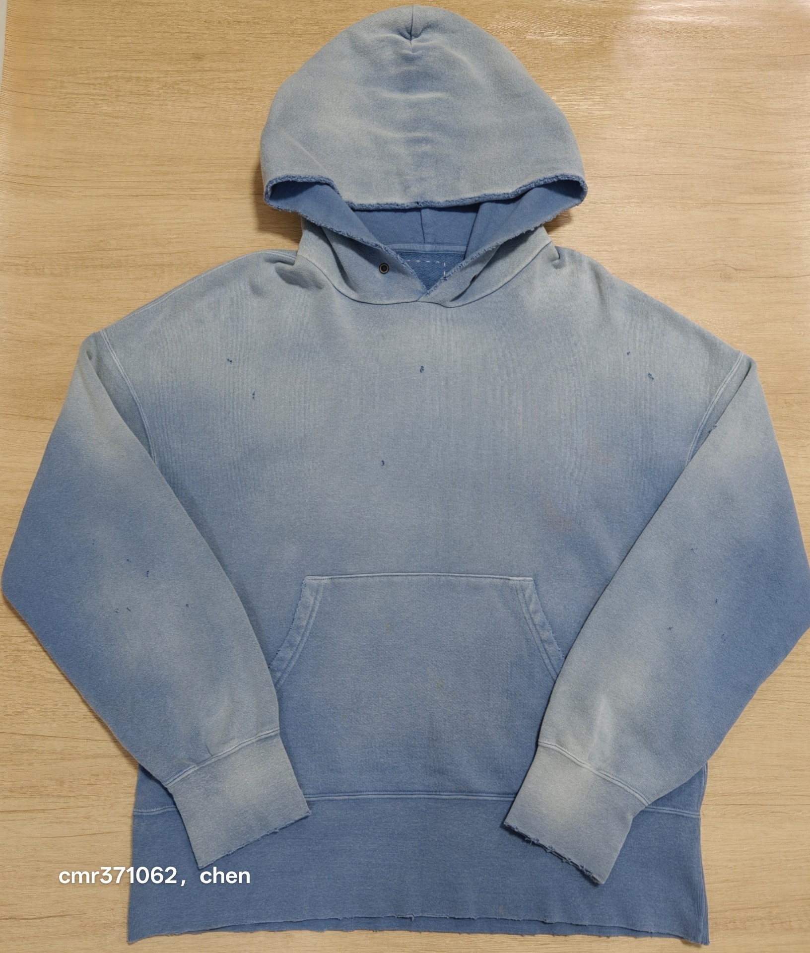 Visvim 23SS Court Hoodie Crash Blue