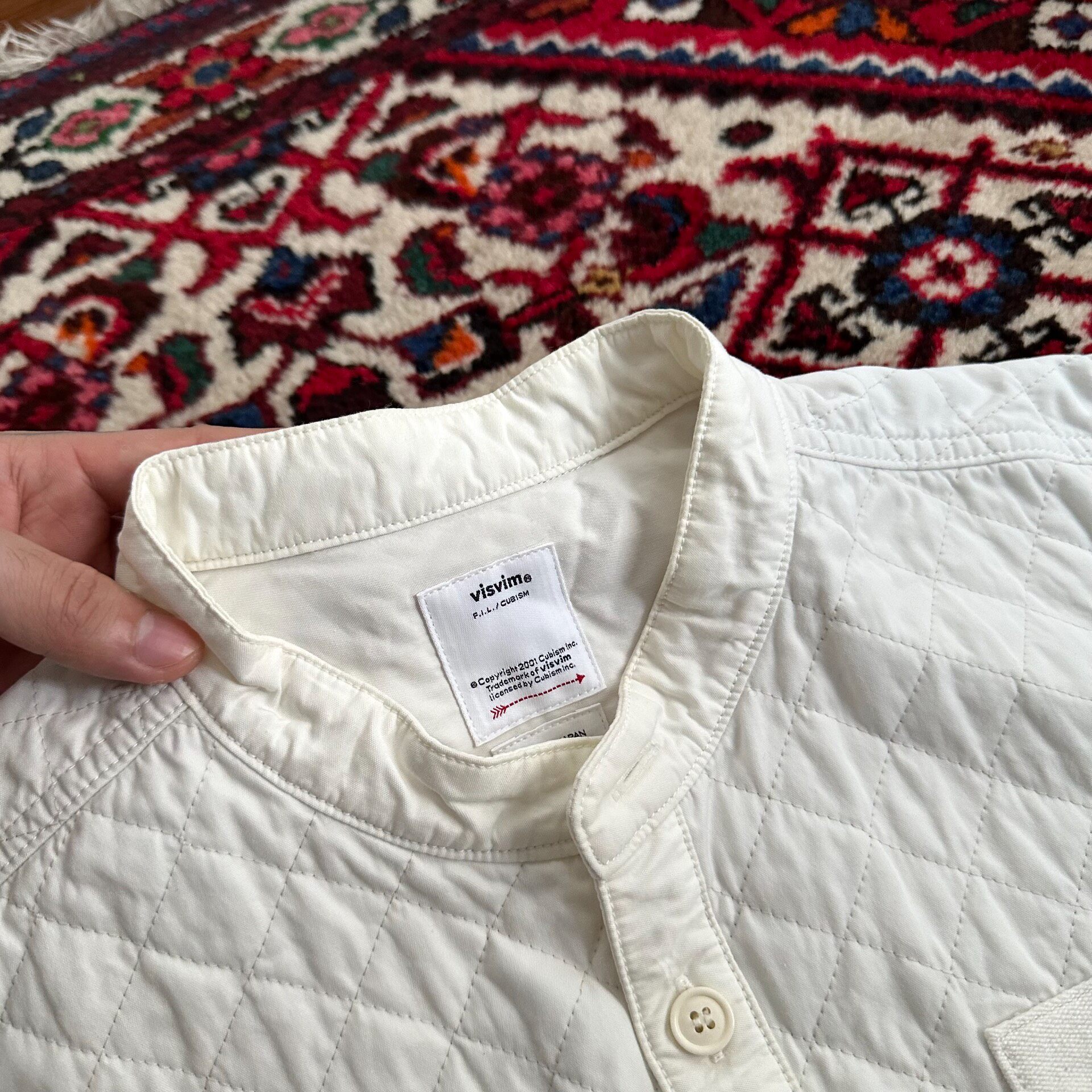 Visvim 25ss Quilted Palmer L/S Shirt — back