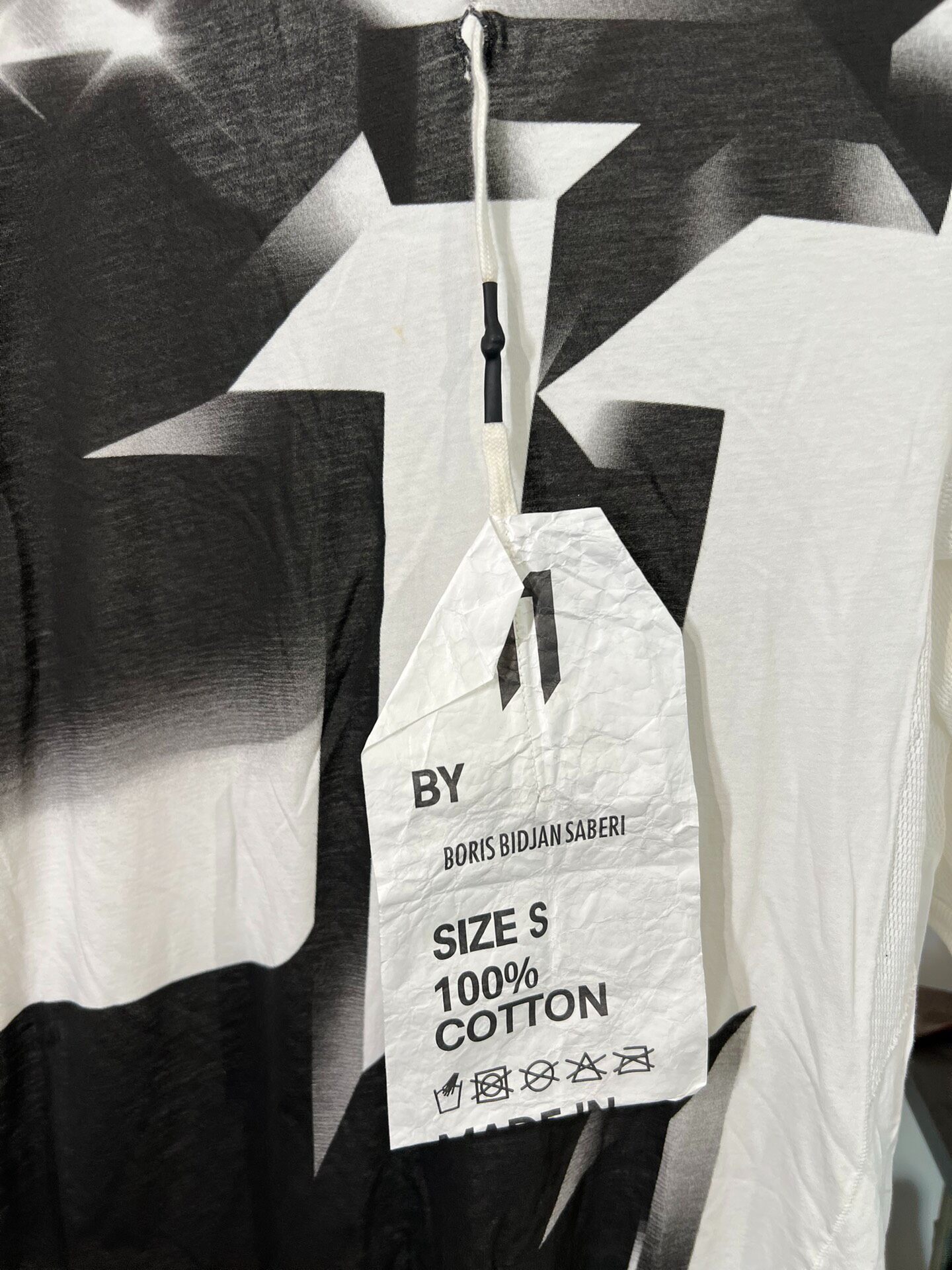 11 by Boris Bidjan Saberi Graphic T-Shirt — back