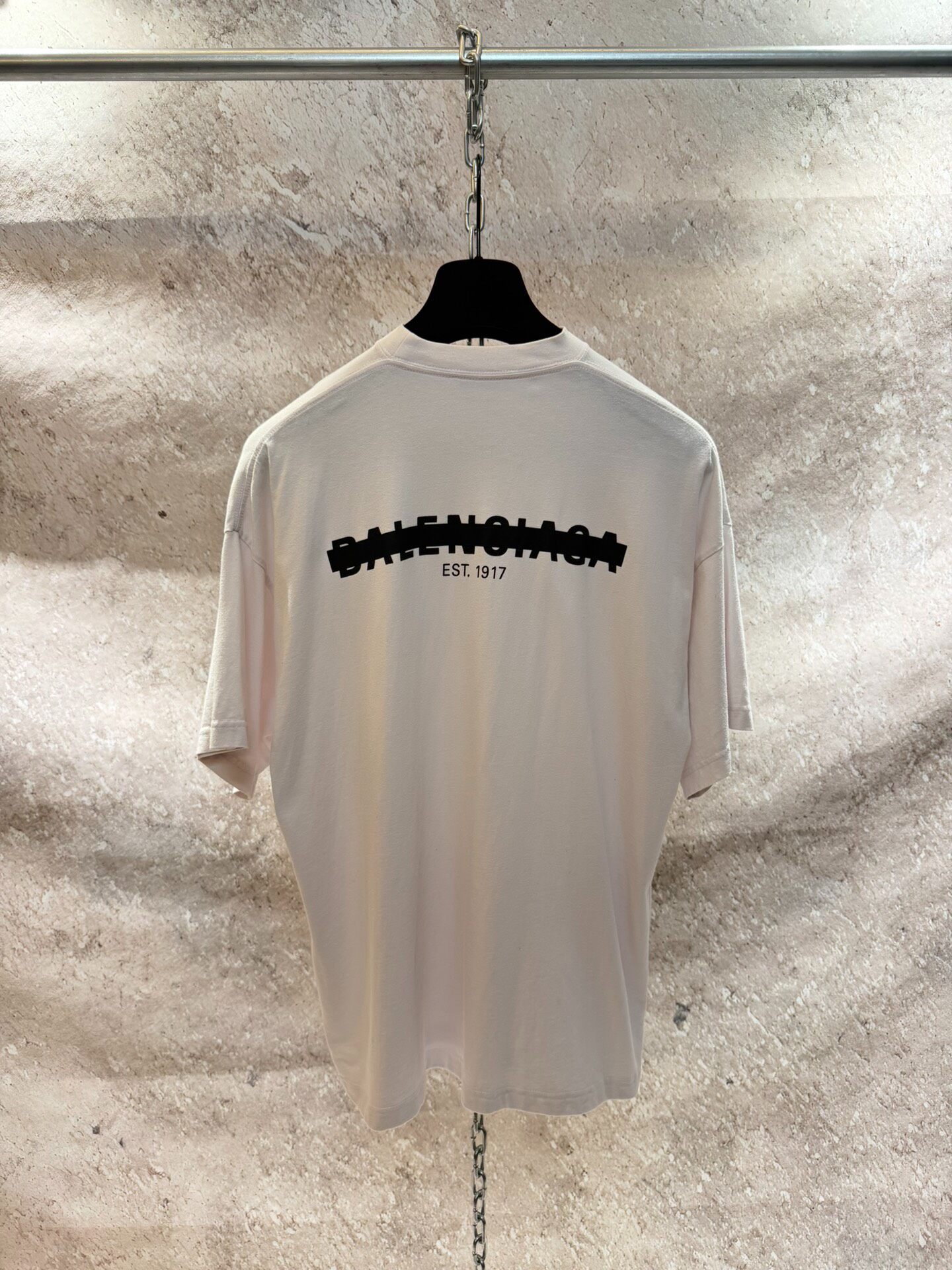 Balenciaga White Short Sleeve T-Shirt — detail