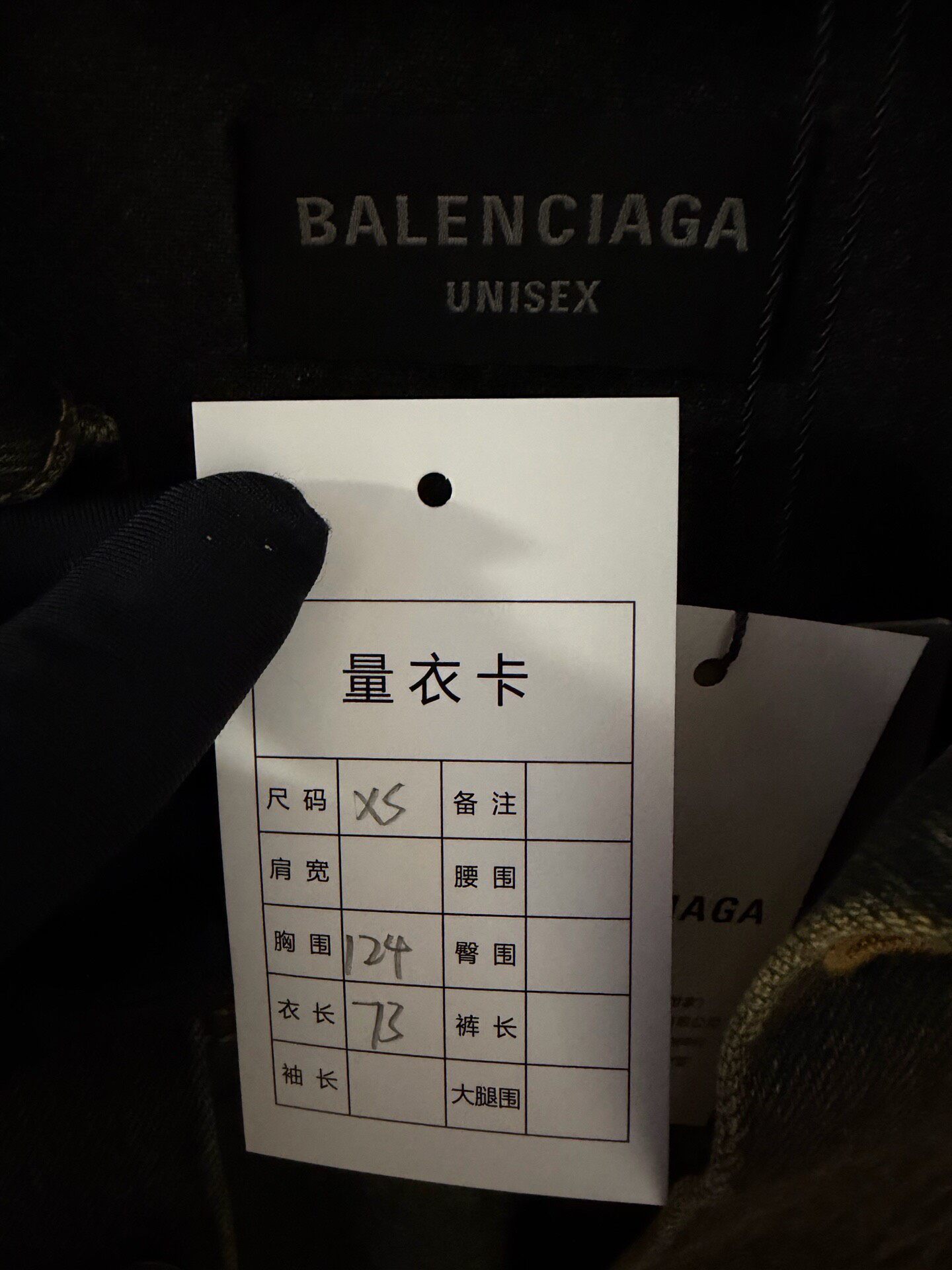 Balenciaga New Year Dragon Denim Jacket — back