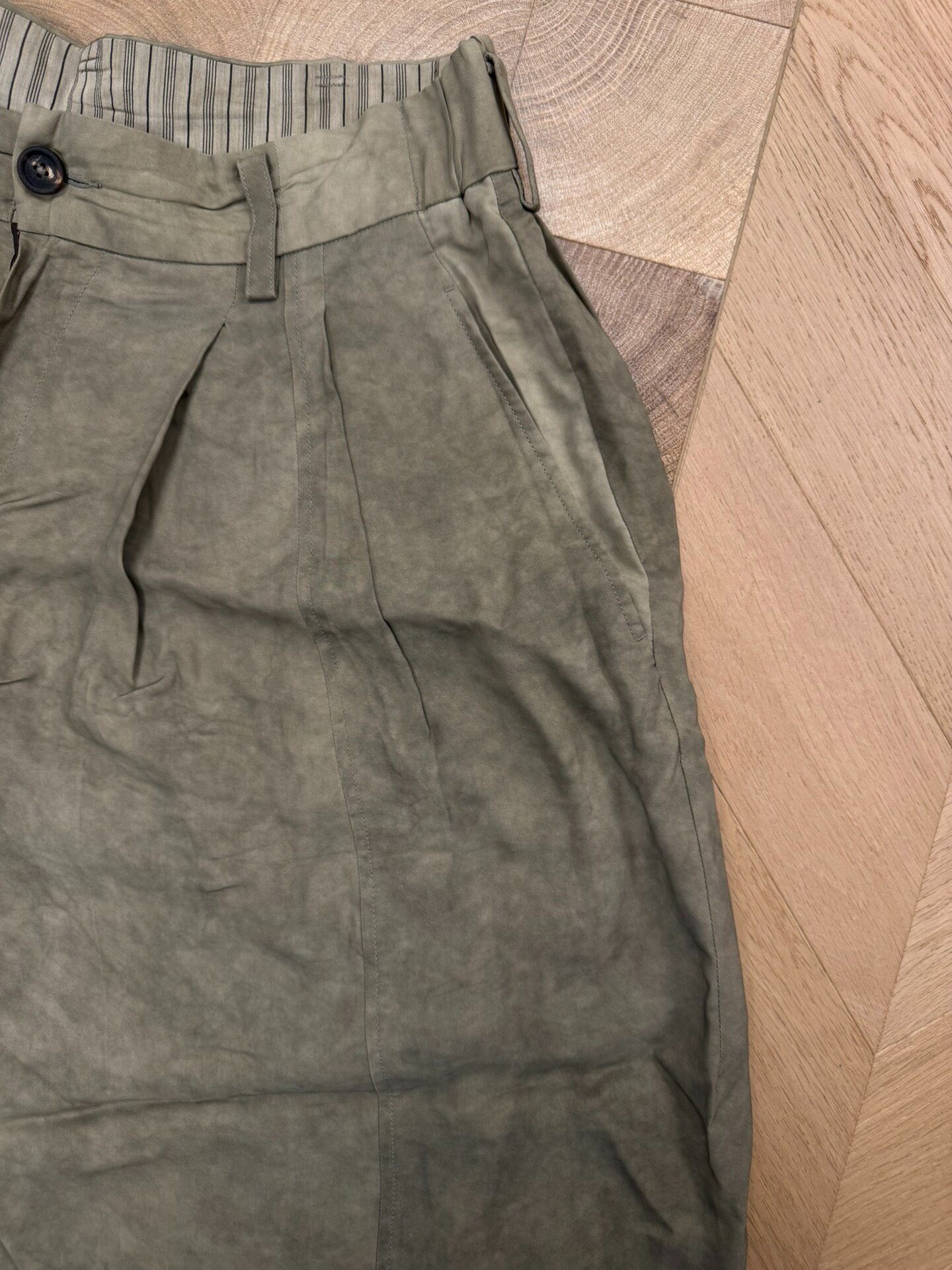 Ziggy Chen Loose Wide-Leg Pants — detail