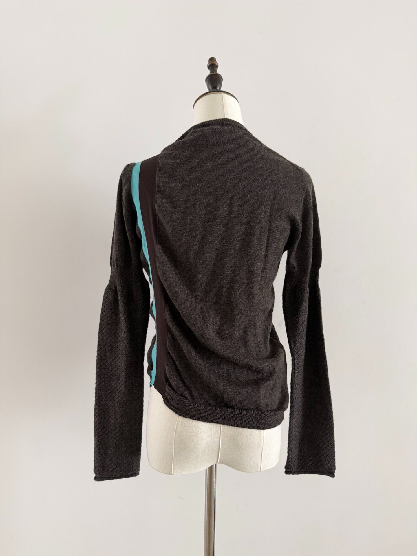 Y's Yohji Yamamoto Irregular Cardigan — back
