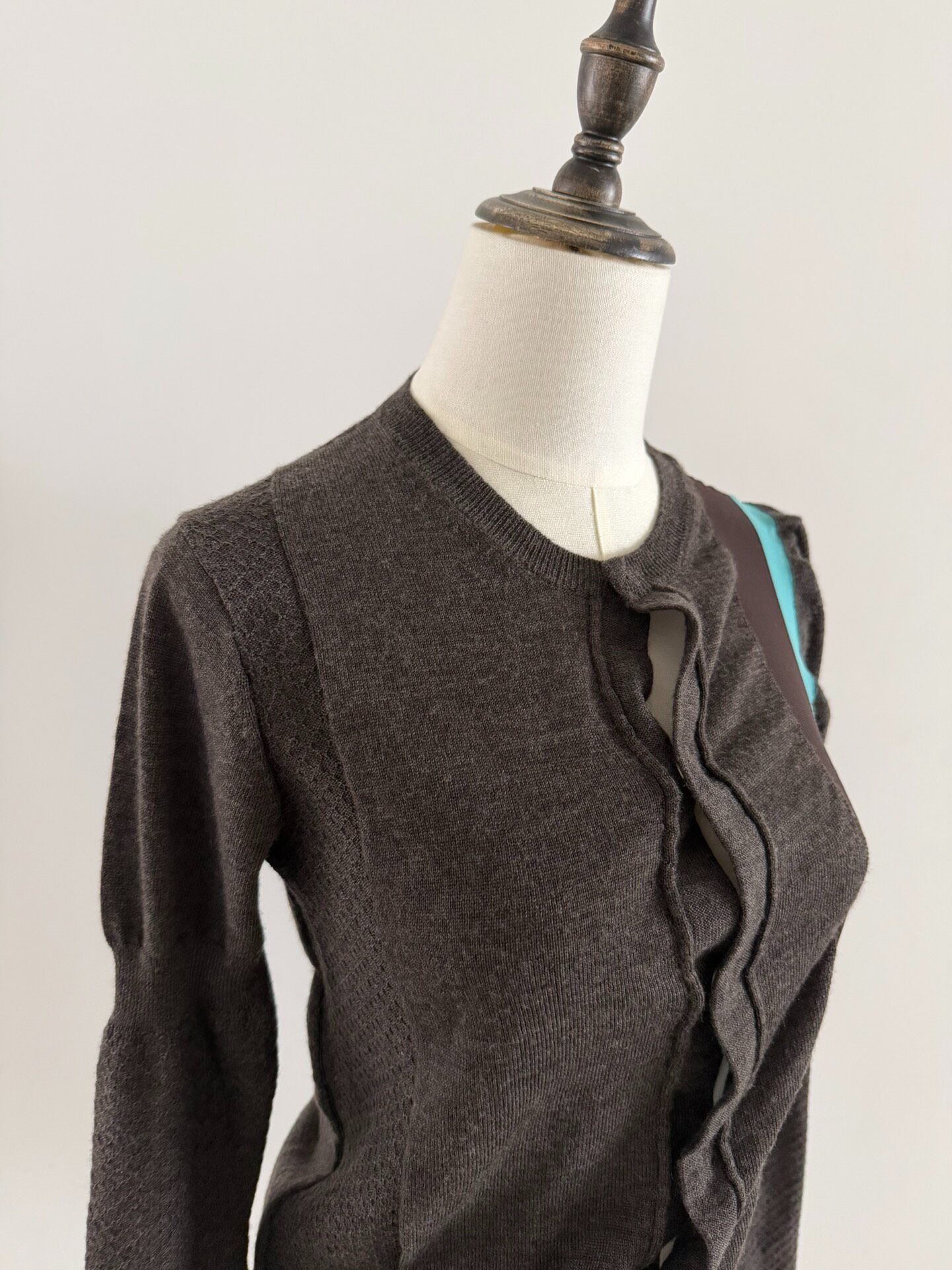 Y's Yohji Yamamoto Irregular Cardigan — front