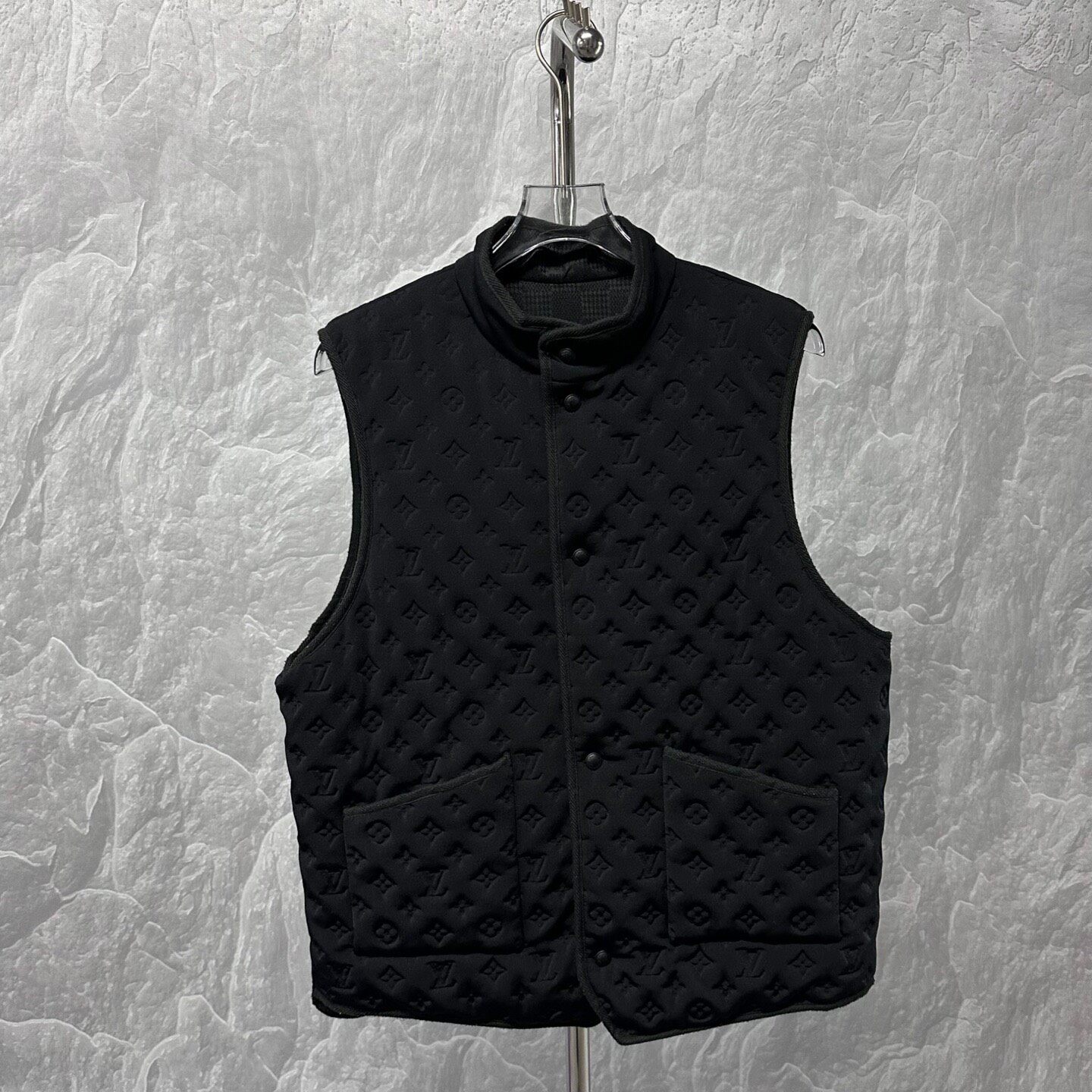 Louis Vuitton FW25 Checkered Double-sided Padded Vest